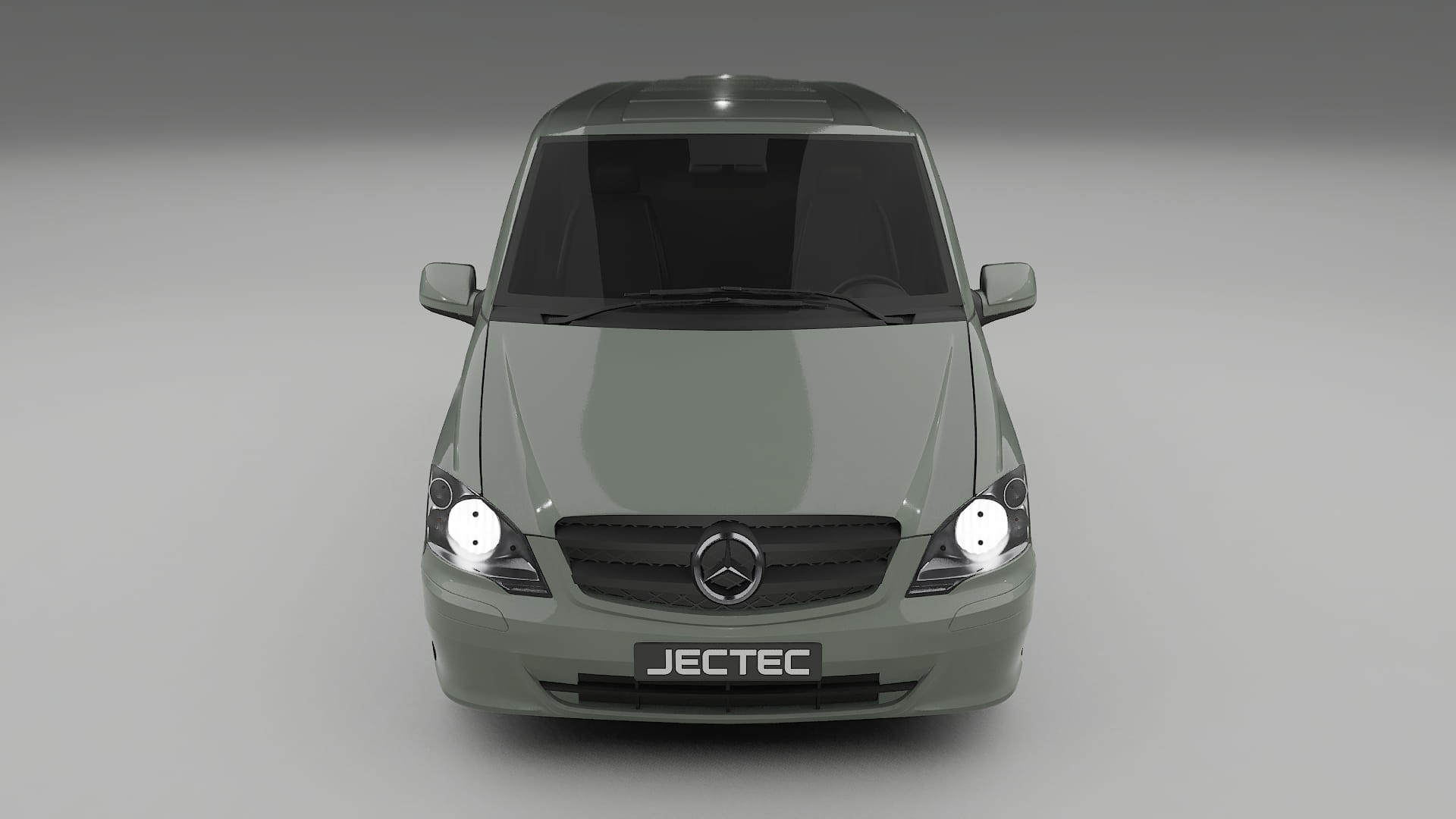 Mercedes Vito Short W639 facelift LCI TPU Lackskyddsfilm | SLATE Färgskiftande PPF – Komplett Förskuret Kit