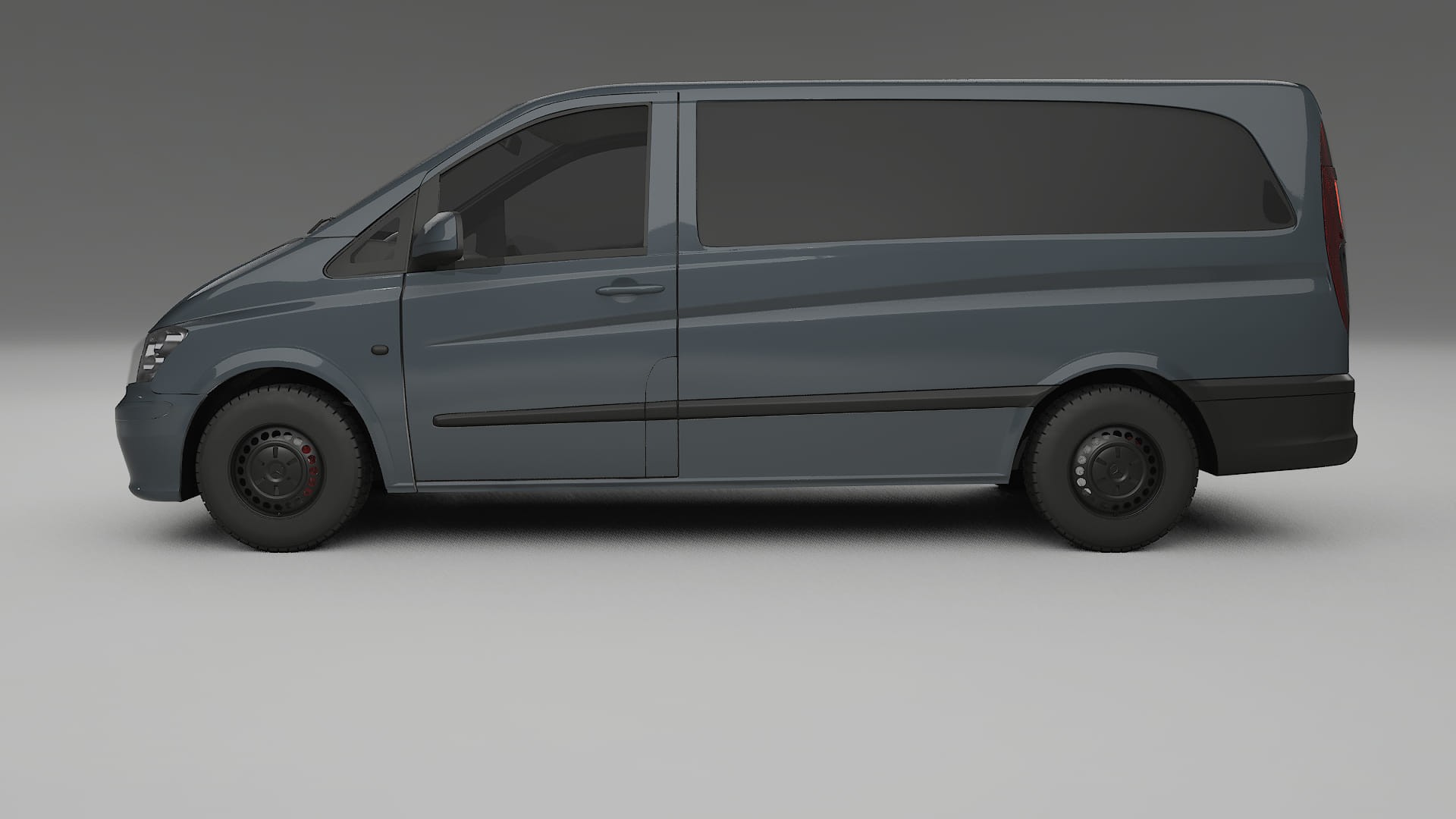 Mercedes Vito Short W639 facelift LCI TPU Lackskyddsfilm | GRANITE Färgskiftande PPF – Komplett Förskuret Kit