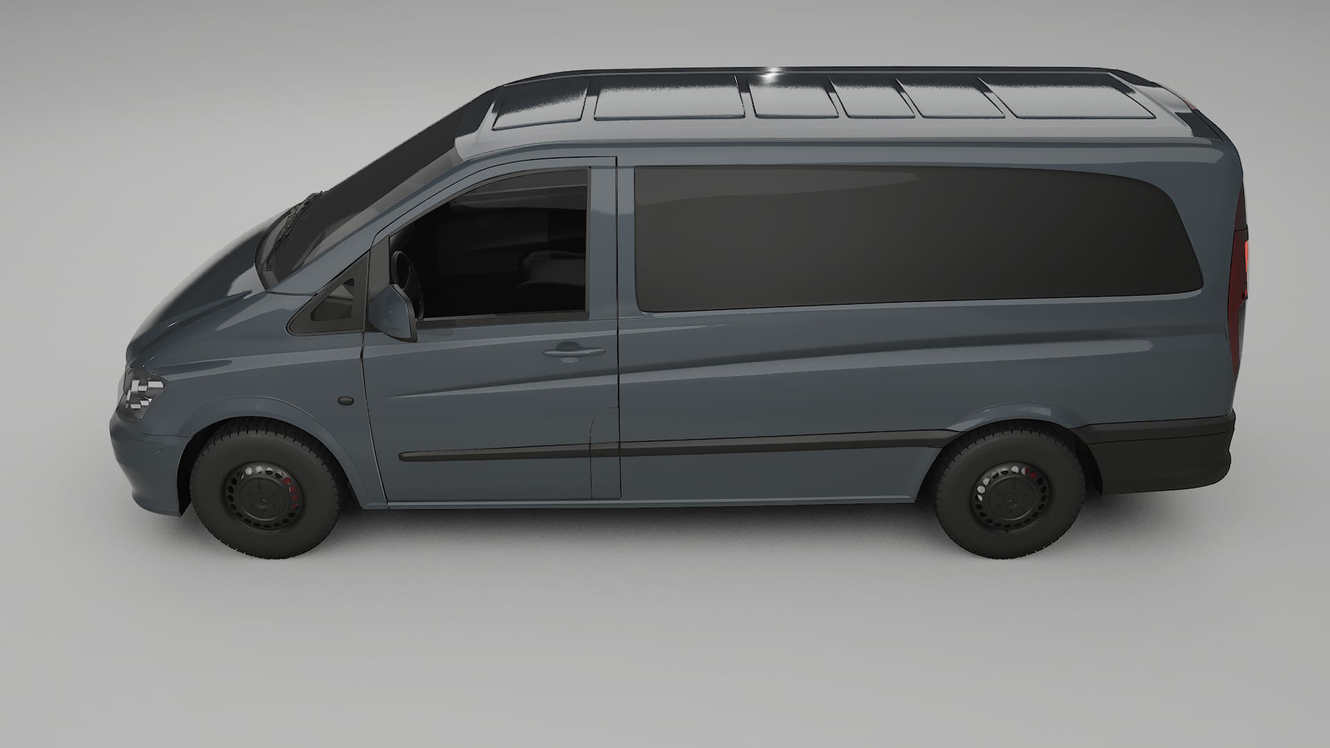 Mercedes Vito Short W639 facelift LCI TPU Lackskyddsfilm | GRANITE Färgskiftande PPF – Komplett Förskuret Kit