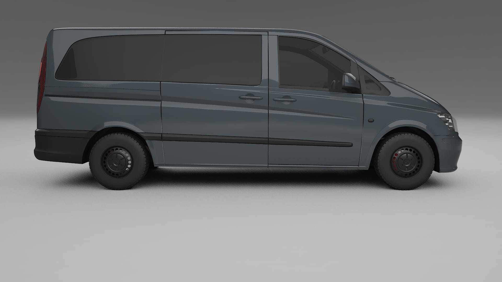 Mercedes Vito Short W639 facelift LCI TPU Lackskyddsfilm | GRANITE Färgskiftande PPF – Komplett Förskuret Kit