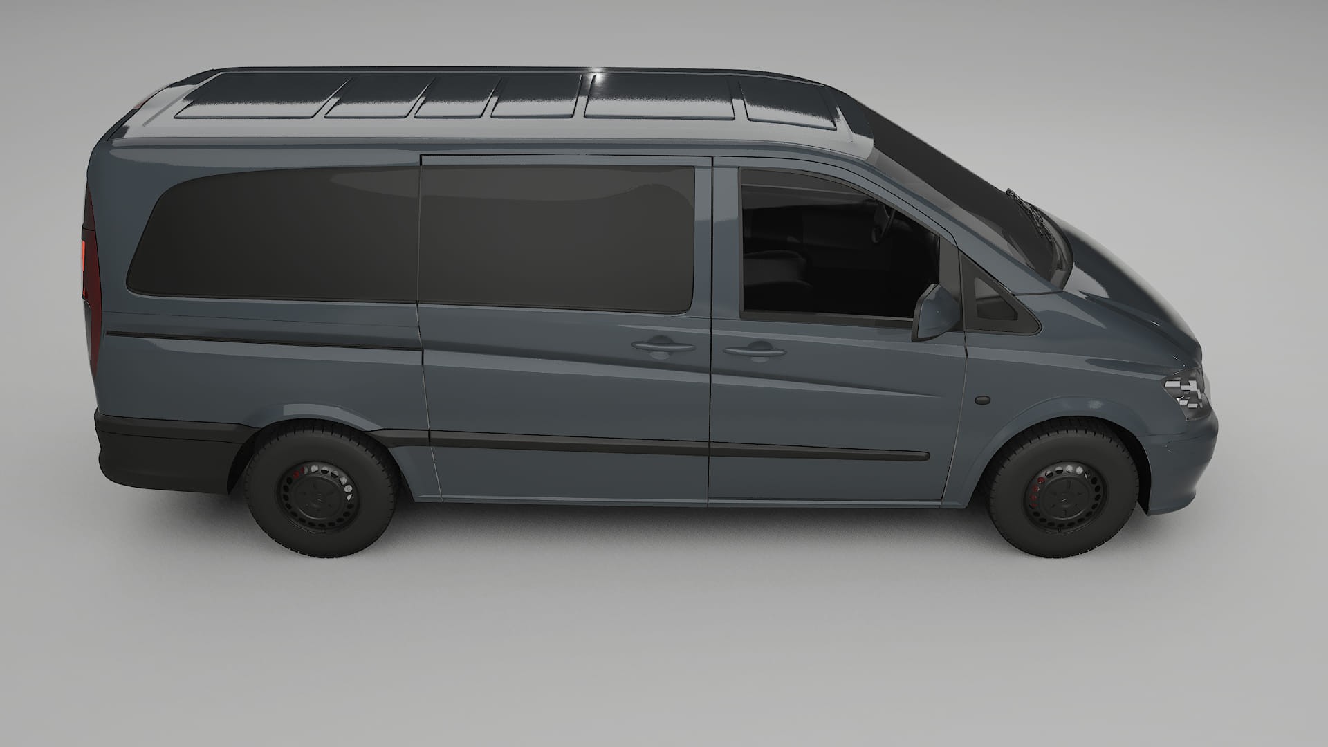 Mercedes Vito Short W639 facelift LCI TPU Lackskyddsfilm | GRANITE Färgskiftande PPF – Komplett Förskuret Kit