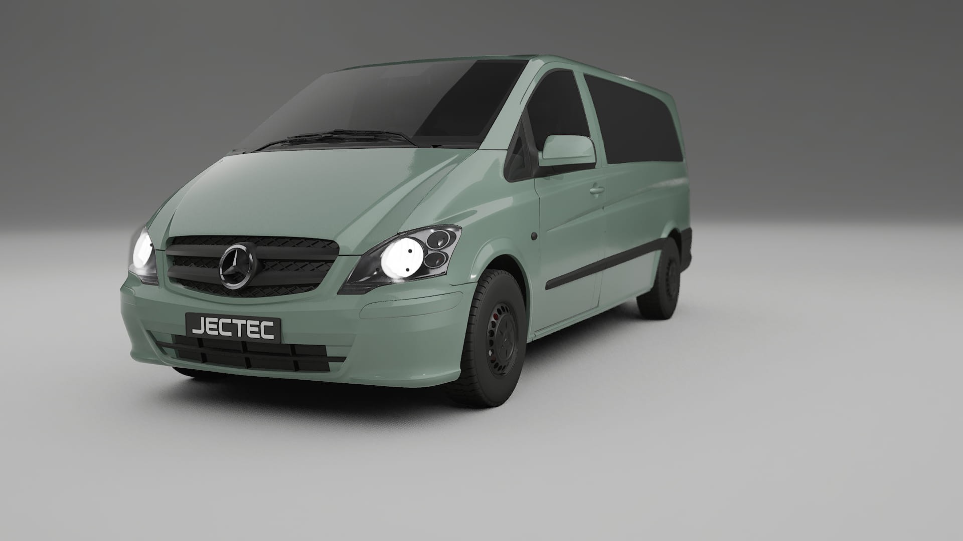 Mercedes Vito Short W639 facelift LCI TPU Lackskyddsfilm | CINDER Färgskiftande PPF – Komplett Förskuret Kit