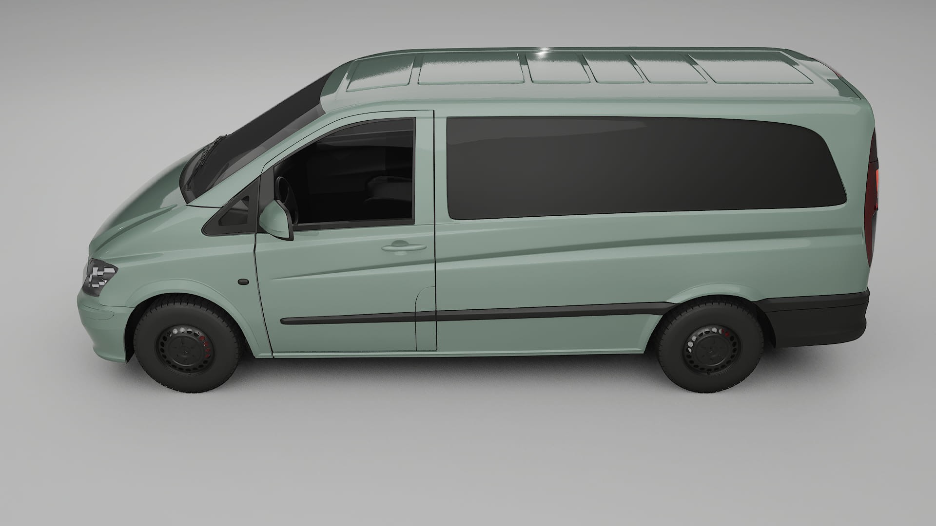 Mercedes Vito Short W639 facelift LCI TPU Lackskyddsfilm | CINDER Färgskiftande PPF – Komplett Förskuret Kit