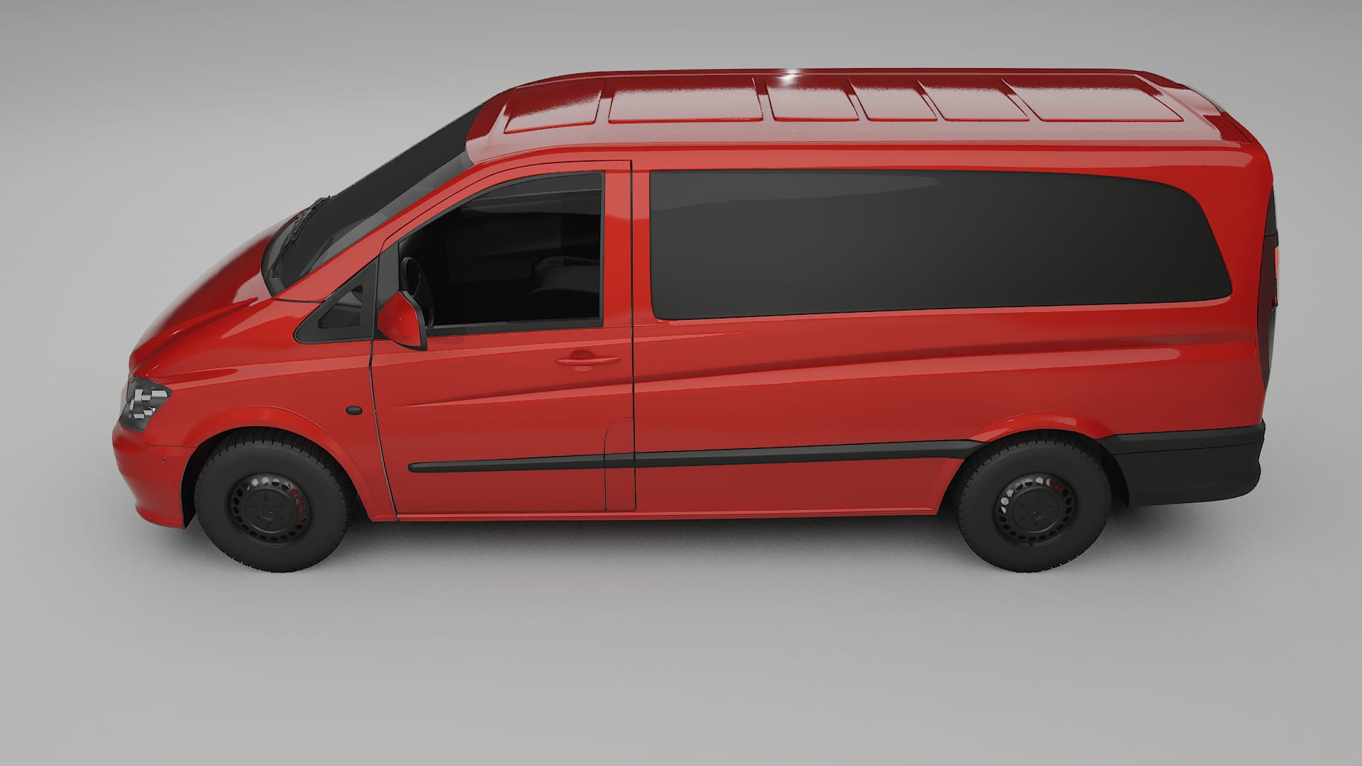 Mercedes Vito Short W639 facelift LCI TPU Lackskyddsfilm | BLAZE Färgskiftande PPF – Komplett Förskuret Kit
