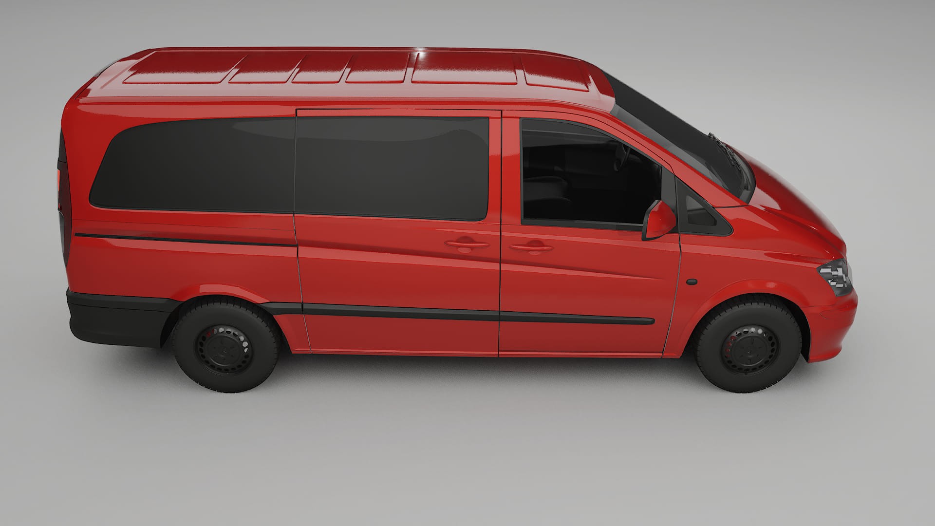 Mercedes Vito Short W639 facelift LCI TPU Lackskyddsfilm | BLAZE Färgskiftande PPF – Komplett Förskuret Kit