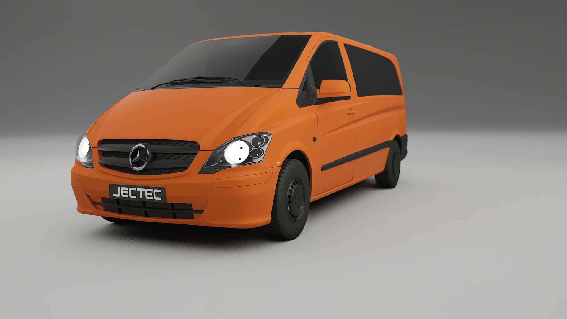 Mercedes Vito Short W639 facelift LCI TPU Lackskyddsfilm | ROCKET Färgskiftande PPF – Komplett Förskuret Kit