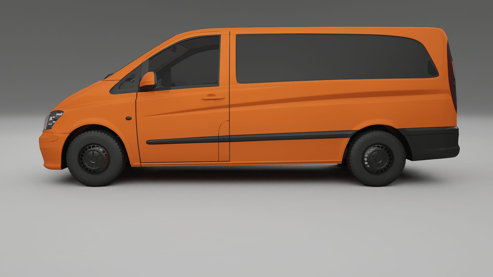 Mercedes Vito Short W639 facelift LCI TPU Lackskyddsfilm | ROCKET Färgskiftande PPF – Komplett Förskuret Kit