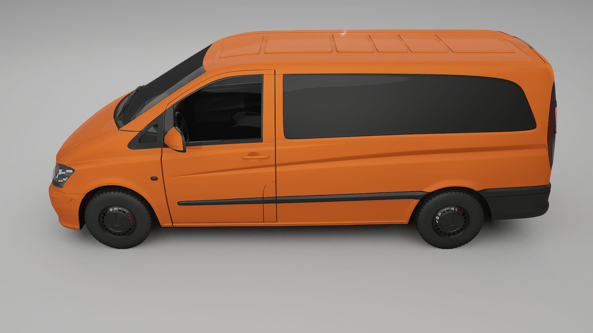 Mercedes Vito Short W639 facelift LCI TPU Lackskyddsfilm | ROCKET Färgskiftande PPF – Komplett Förskuret Kit