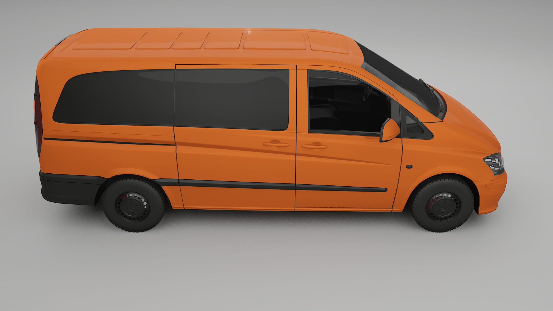 Mercedes Vito Short W639 facelift LCI TPU Lackskyddsfilm | ROCKET Färgskiftande PPF – Komplett Förskuret Kit