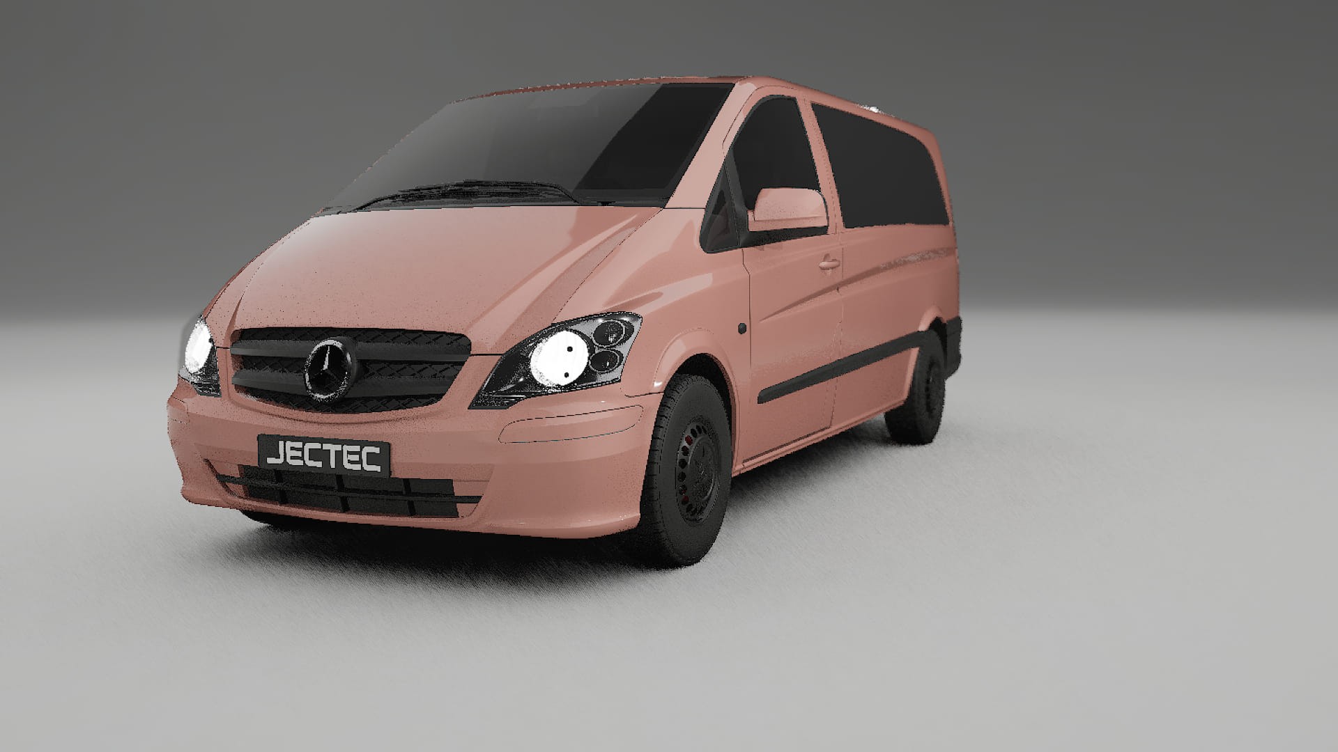 Mercedes Vito Short W639 facelift LCI TPU Lackskyddsfilm | BLUSH Färgskiftande PPF – Komplett Förskuret Kit