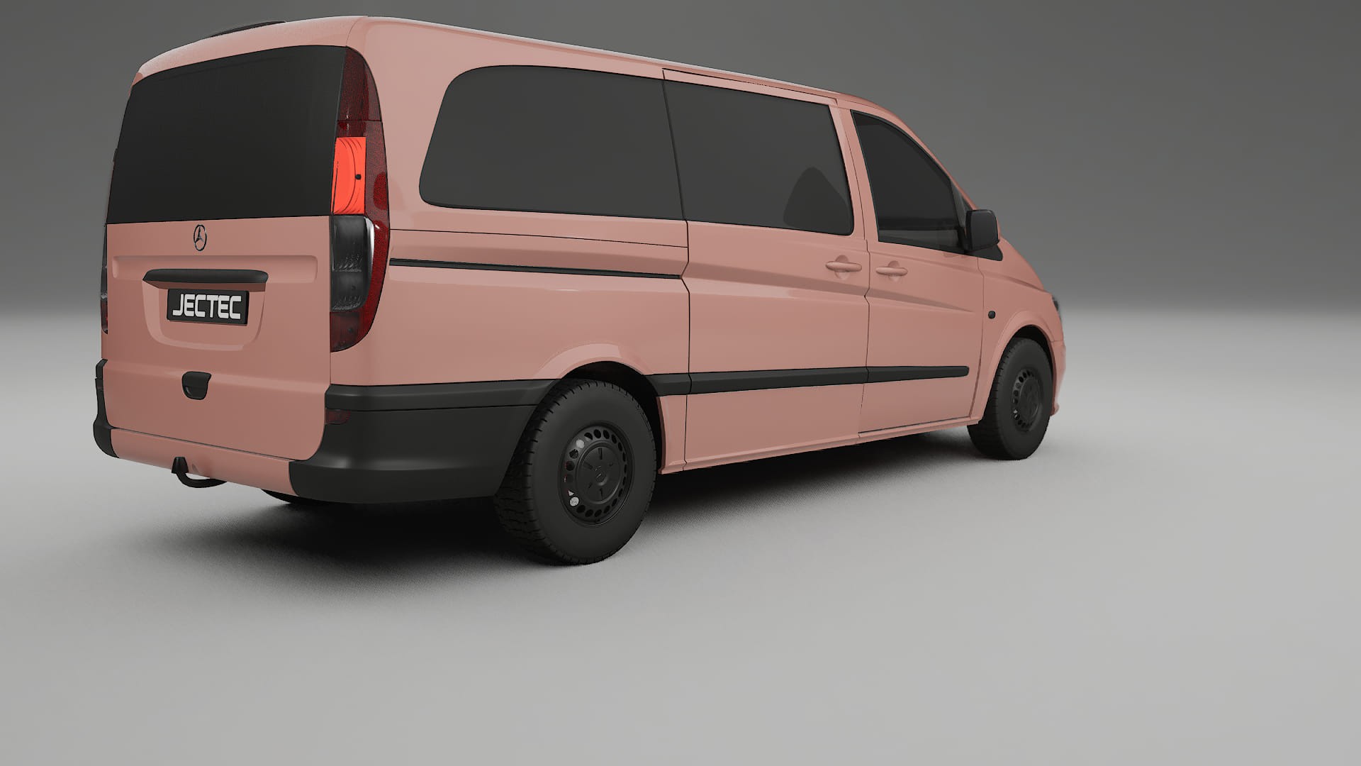 Mercedes Vito Short W639 facelift LCI TPU Lackskyddsfilm | BLUSH Färgskiftande PPF – Komplett Förskuret Kit