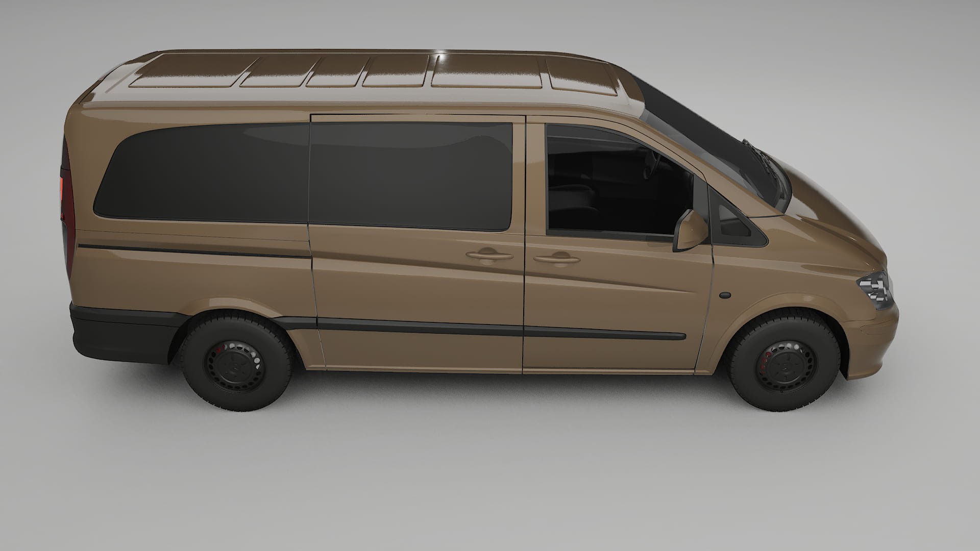 Mercedes Vito Short W639 facelift LCI TPU Lackskyddsfilm | SAHARA Färgskiftande PPF – Komplett Förskuret Kit