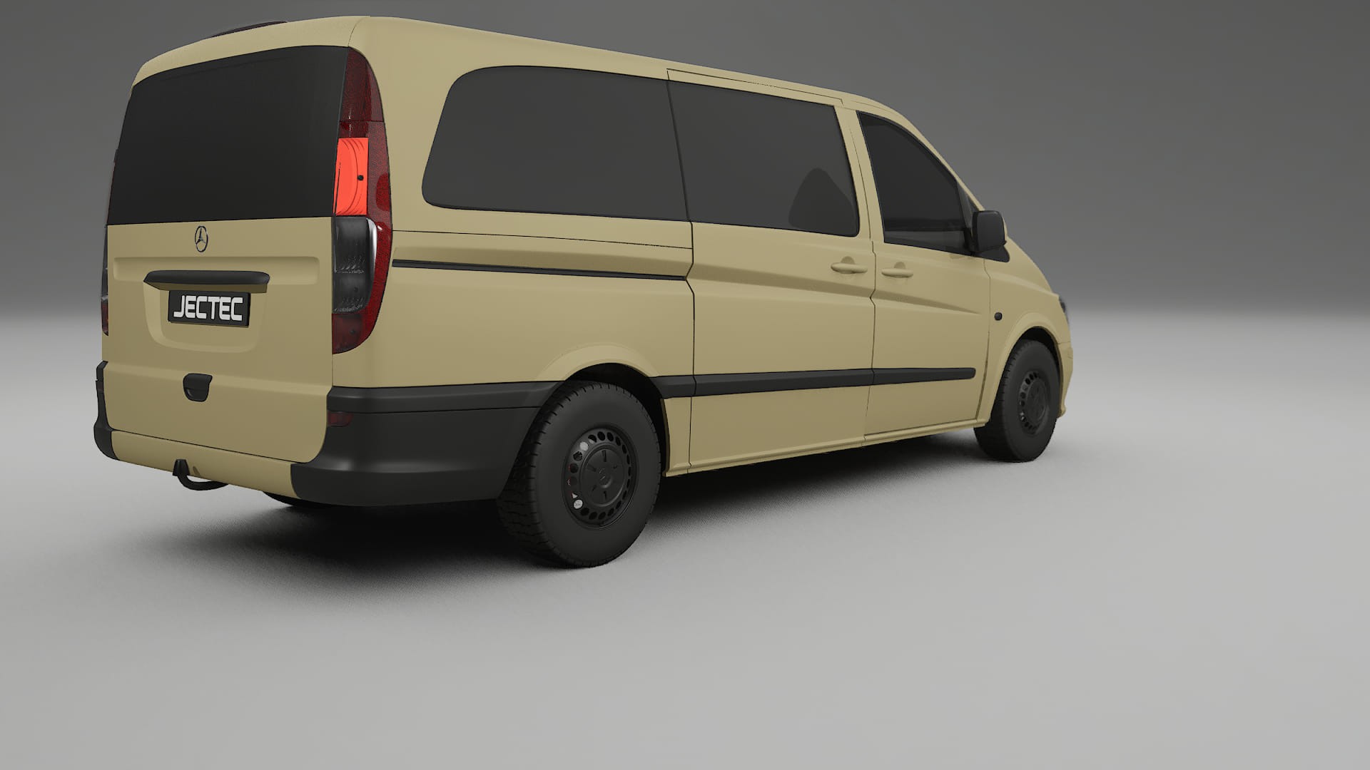 Mercedes Vito Short W639 facelift LCI TPU Lackskyddsfilm | SAND Färgskiftande PPF – Komplett Förskuret Kit