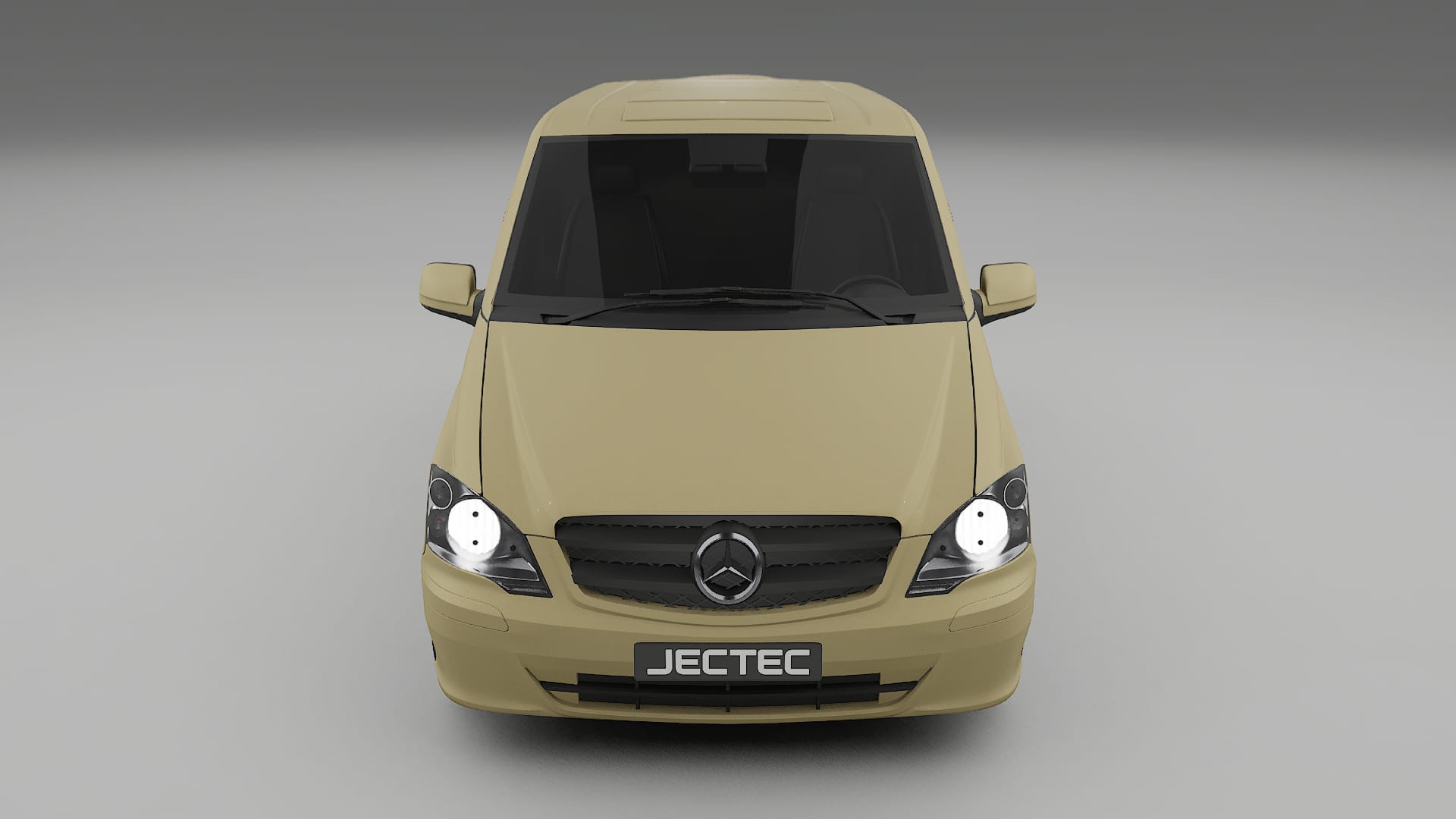 Mercedes Vito Short W639 facelift LCI TPU Lackskyddsfilm | SAND Färgskiftande PPF – Komplett Förskuret Kit