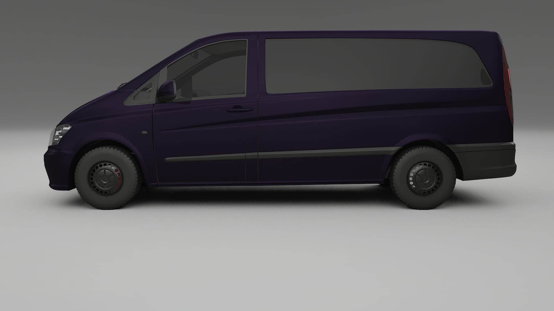 Mercedes Vito Short W639 facelift LCI TPU Lackskyddsfilm | VIOLET Färgskiftande PPF – Komplett Förskuret Kit