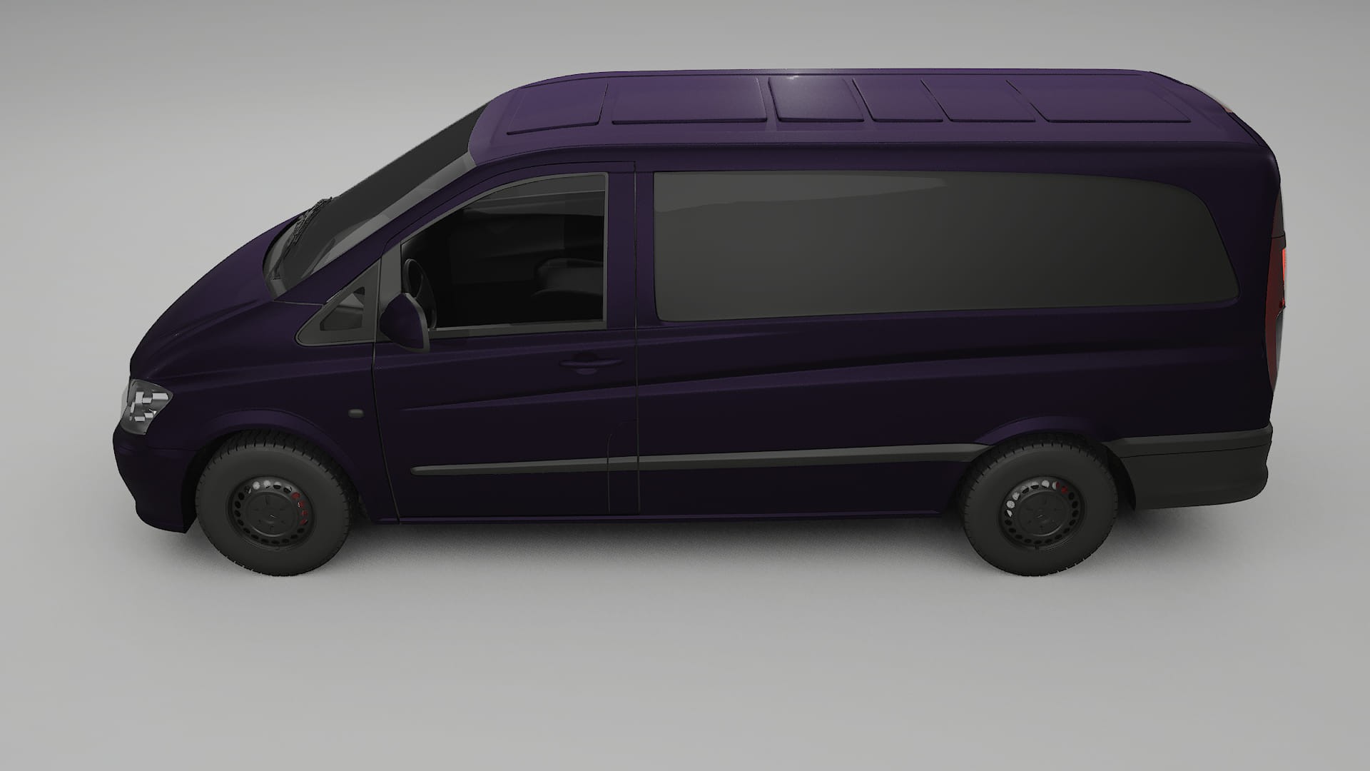 Mercedes Vito Short W639 facelift LCI TPU Lackskyddsfilm | VIOLET Färgskiftande PPF – Komplett Förskuret Kit