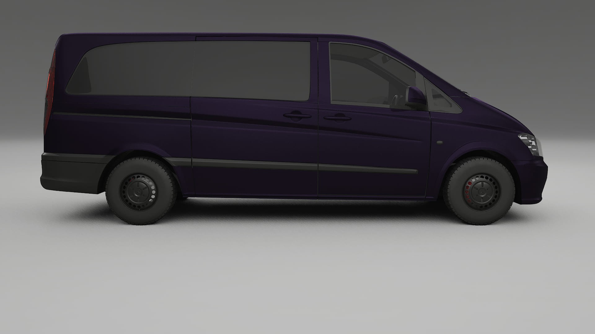 Mercedes Vito Short W639 facelift LCI TPU Lackskyddsfilm | VIOLET Färgskiftande PPF – Komplett Förskuret Kit