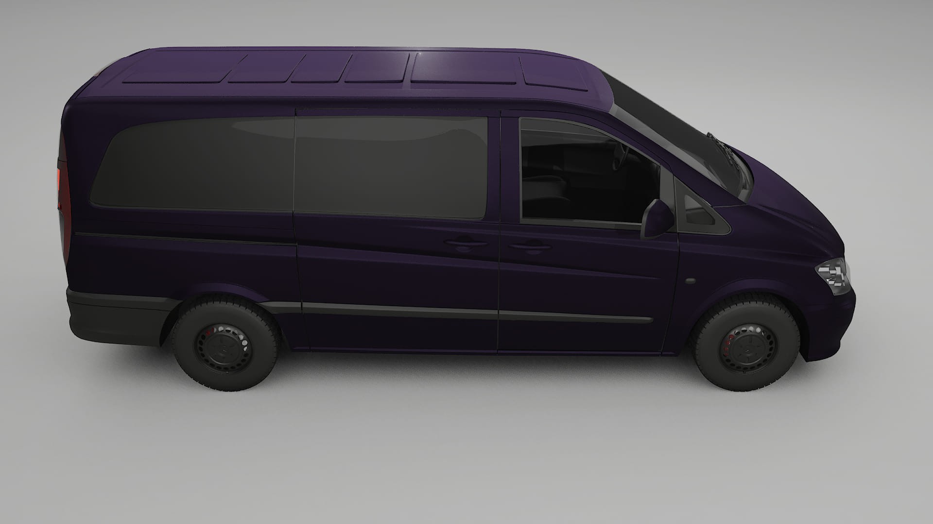 Mercedes Vito Short W639 facelift LCI TPU Lackskyddsfilm | VIOLET Färgskiftande PPF – Komplett Förskuret Kit