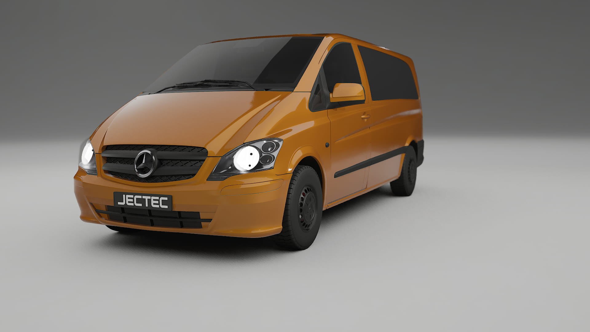 Mercedes Vito Short W639 facelift LCI TPU Lackskyddsfilm | DAISY Färgskiftande PPF – Komplett Förskuret Kit