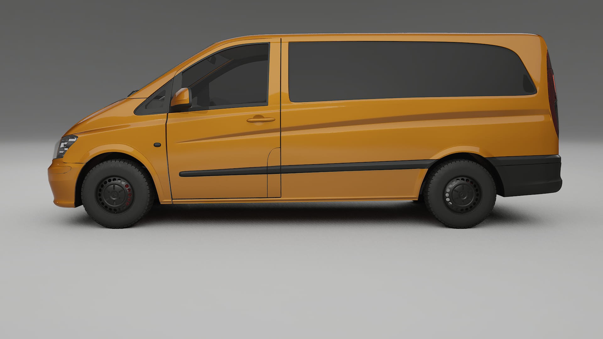 Mercedes Vito Short W639 facelift LCI TPU Lackskyddsfilm | DAISY Färgskiftande PPF – Komplett Förskuret Kit