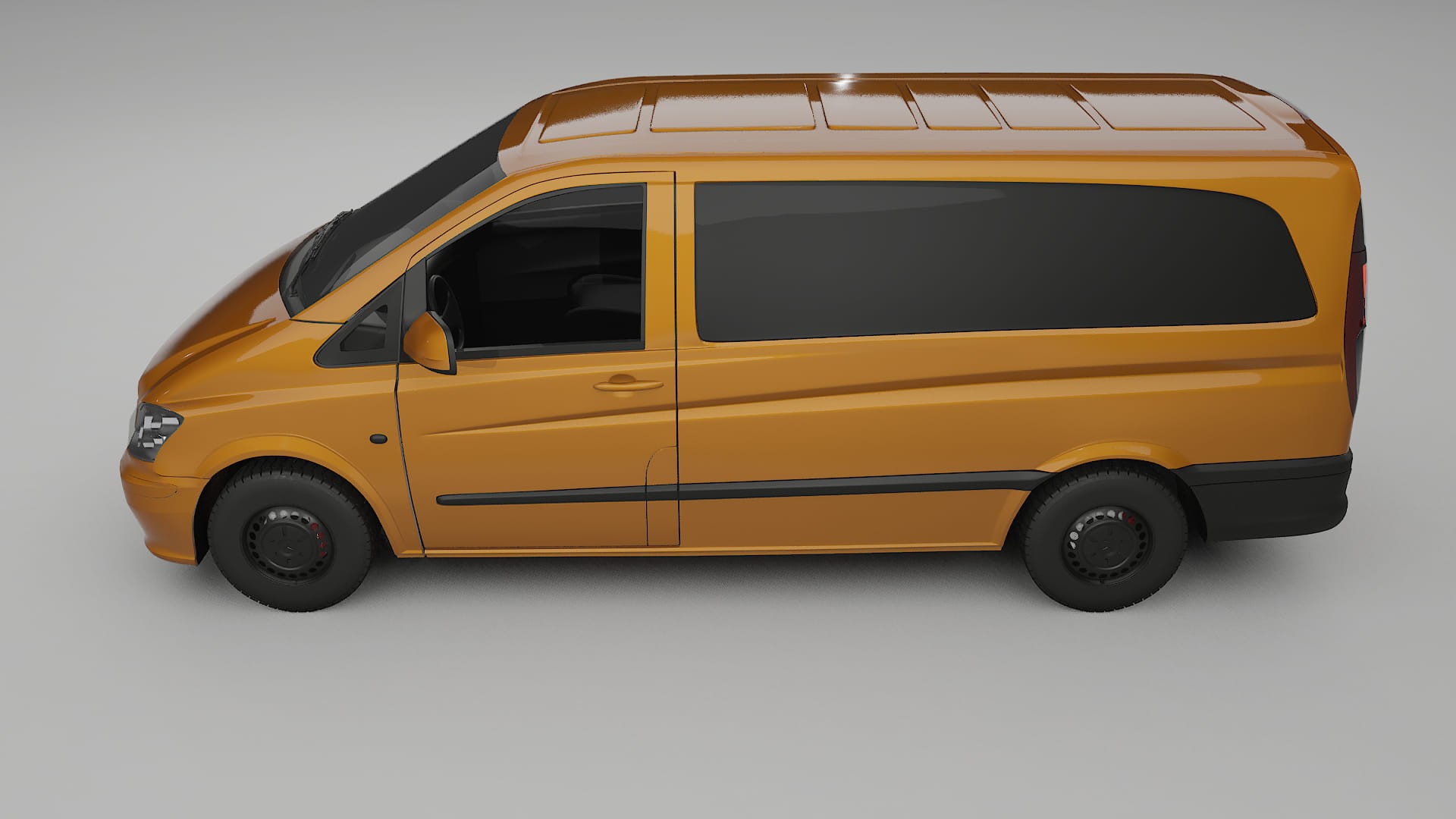 Mercedes Vito Short W639 facelift LCI TPU Lackskyddsfilm | DAISY Färgskiftande PPF – Komplett Förskuret Kit