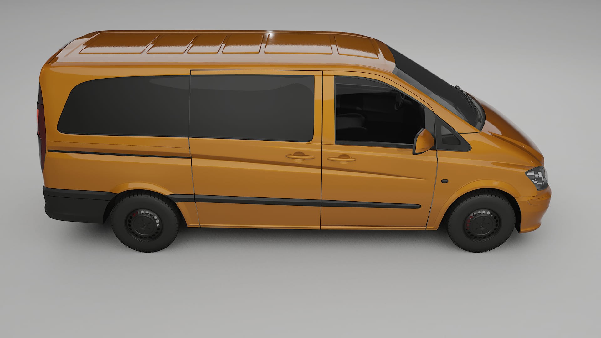 Mercedes Vito Short W639 facelift LCI TPU Lackskyddsfilm | DAISY Färgskiftande PPF – Komplett Förskuret Kit