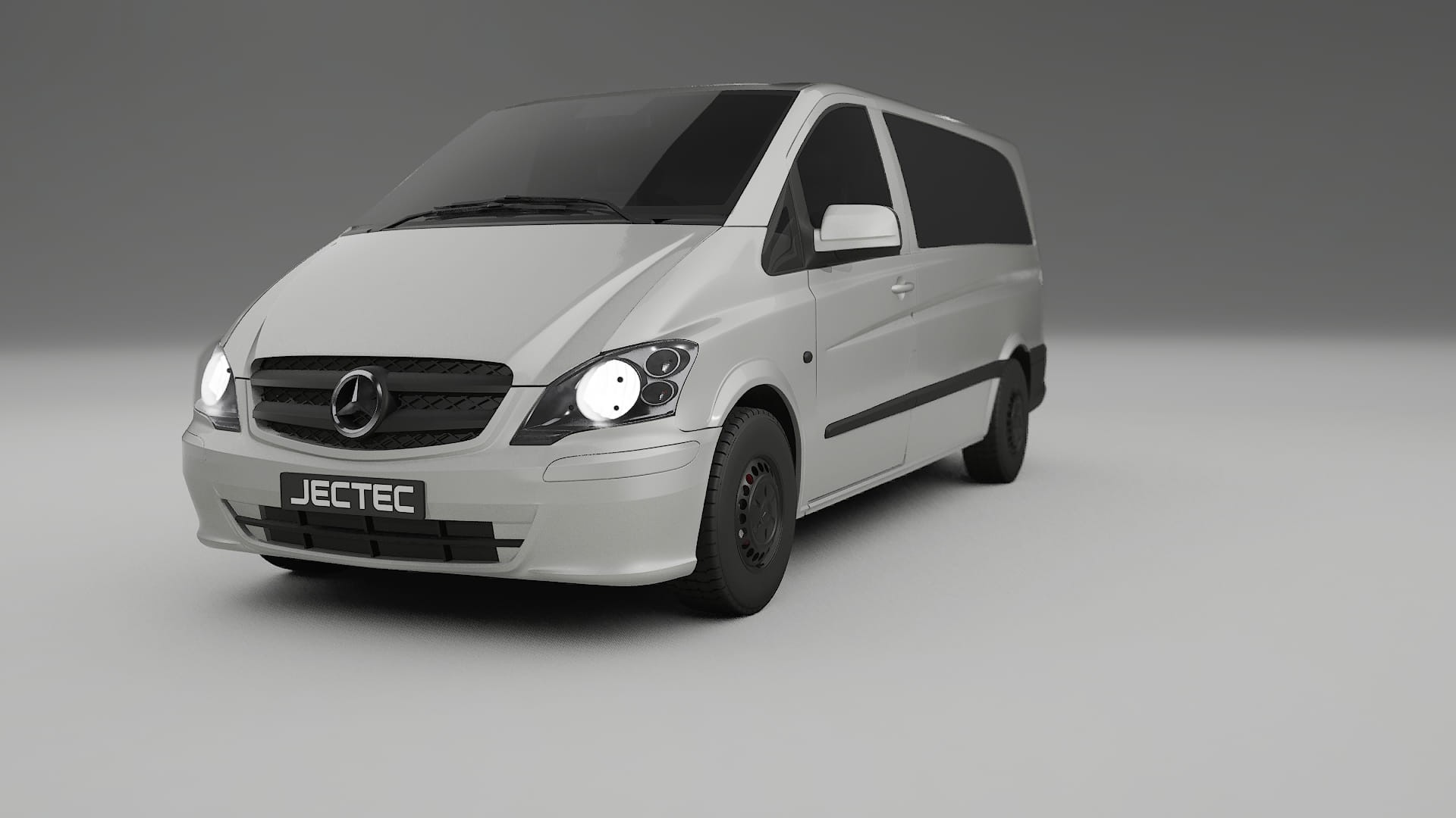 Mercedes Vito Short W639 facelift LCI TPU Lackskyddsfilm | PEARL Färgskiftande PPF – Komplett Förskuret Kit