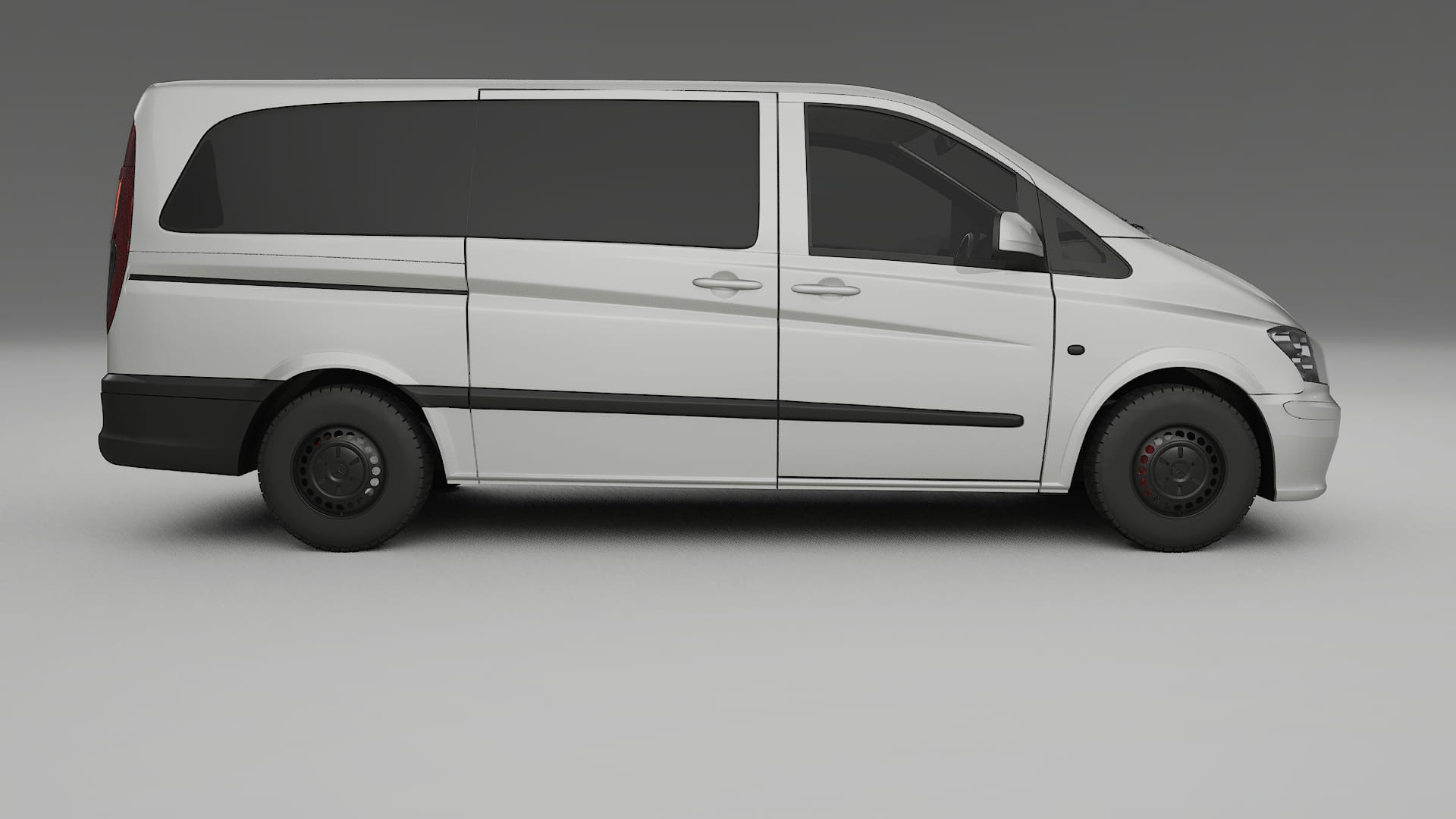 Mercedes Vito Short W639 facelift LCI TPU Lackskyddsfilm | PEARL Färgskiftande PPF – Komplett Förskuret Kit