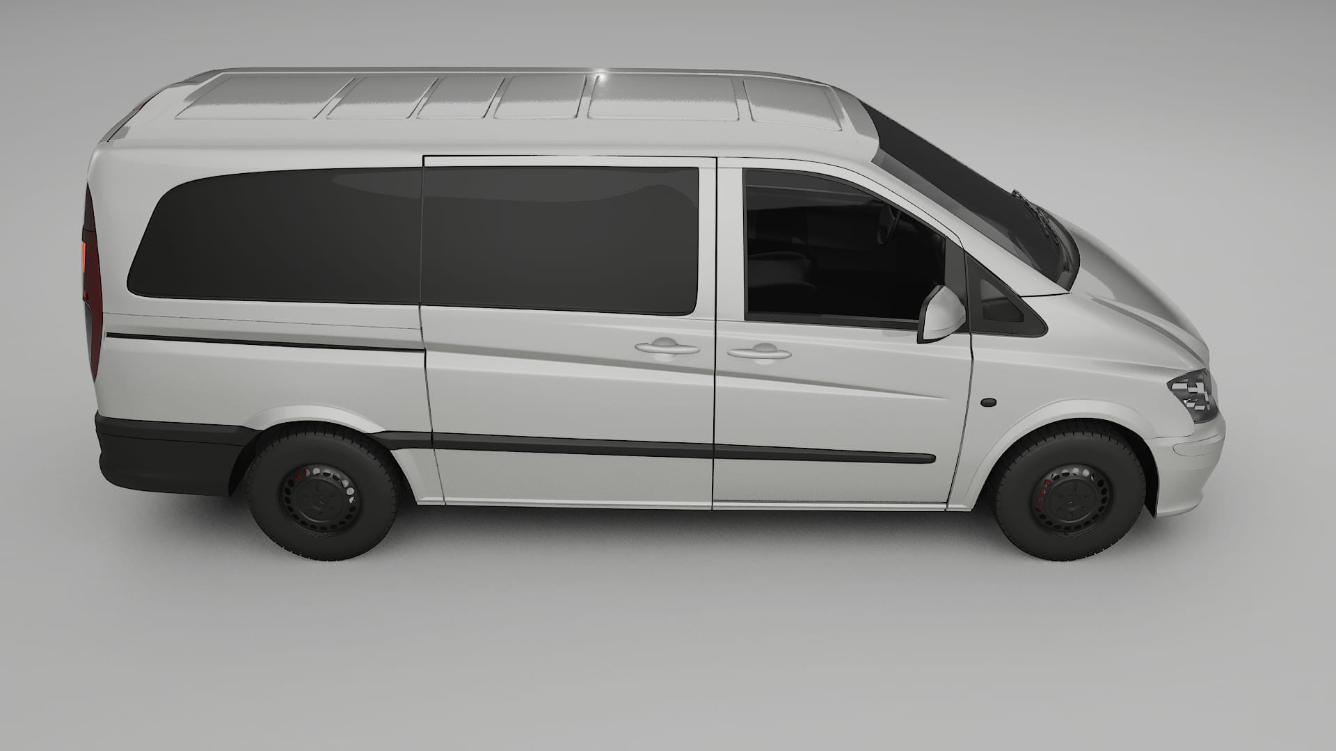 Mercedes Vito Short W639 facelift LCI TPU Lackskyddsfilm | PEARL Färgskiftande PPF – Komplett Förskuret Kit