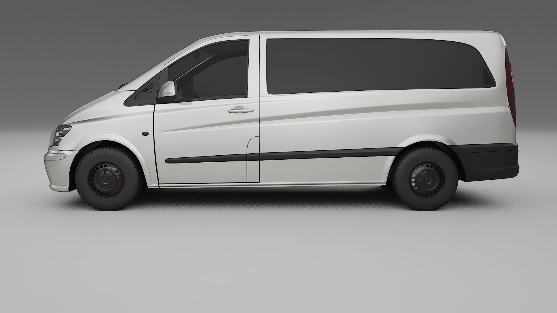 Mercedes Vito Short W639 facelift LCI TPU Lackskyddsfilm | NEBULA Färgskiftande PPF – Komplett Förskuret Kit