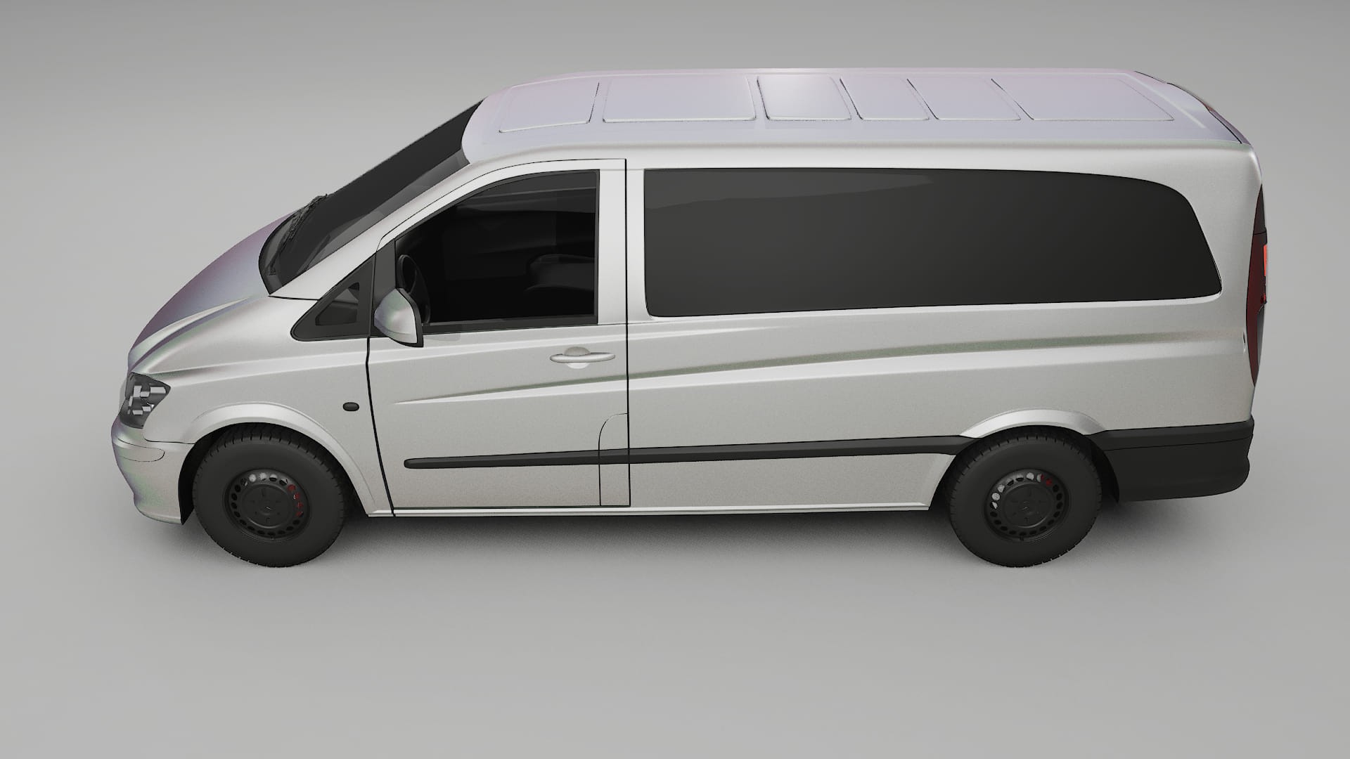 Mercedes Vito Short W639 facelift LCI TPU Lackskyddsfilm | NEBULA Färgskiftande PPF – Komplett Förskuret Kit