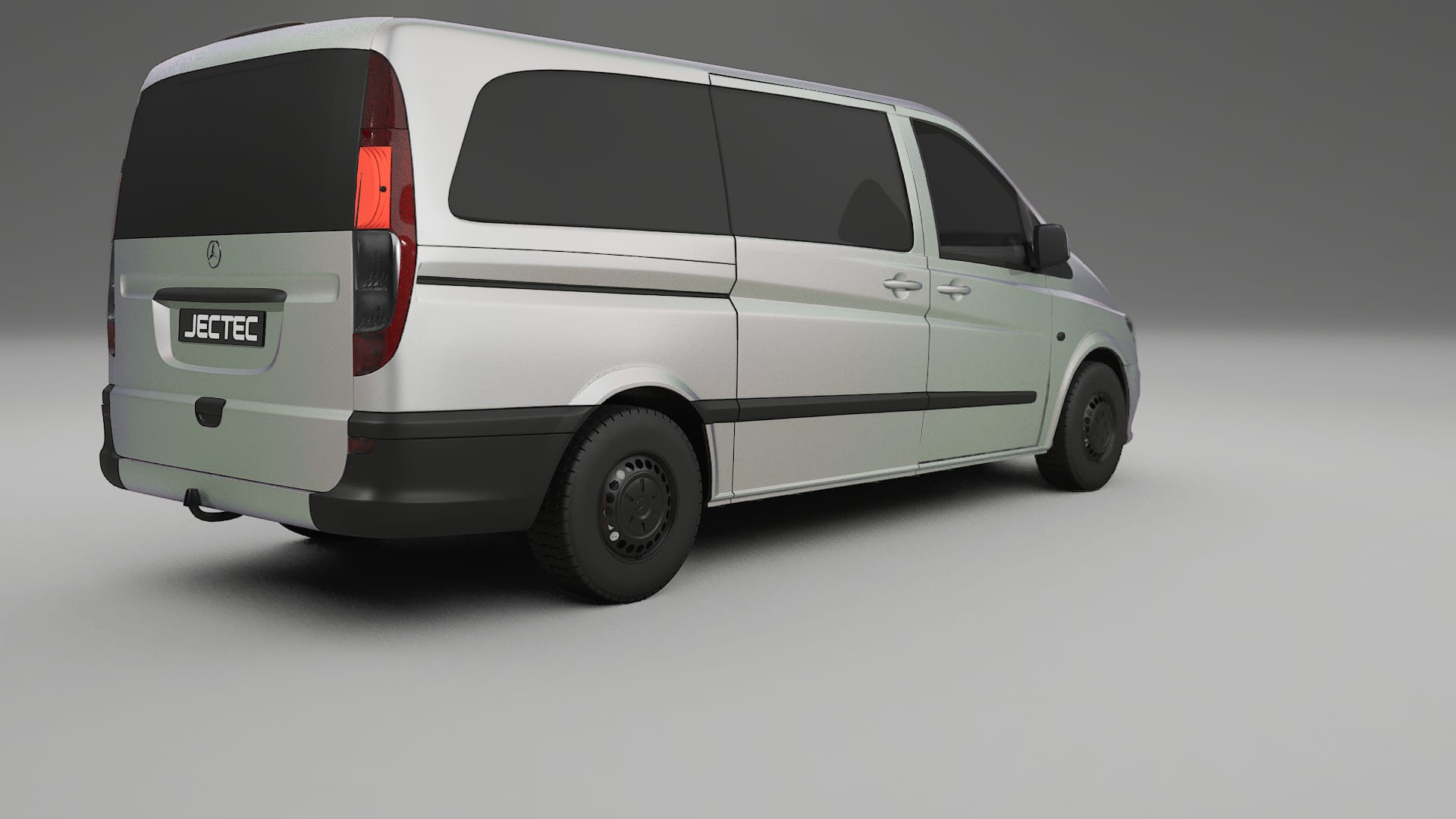 Mercedes Vito Short W639 facelift LCI TPU Lackskyddsfilm | NEBULA Färgskiftande PPF – Komplett Förskuret Kit