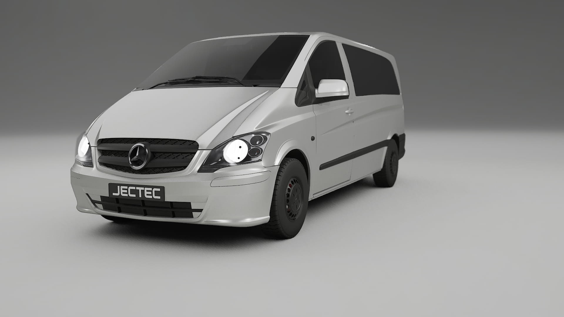 Mercedes Vito Short W639 facelift LCI TPU Lackskyddsfilm | OPAL Färgskiftande PPF – Komplett Förskuret Kit