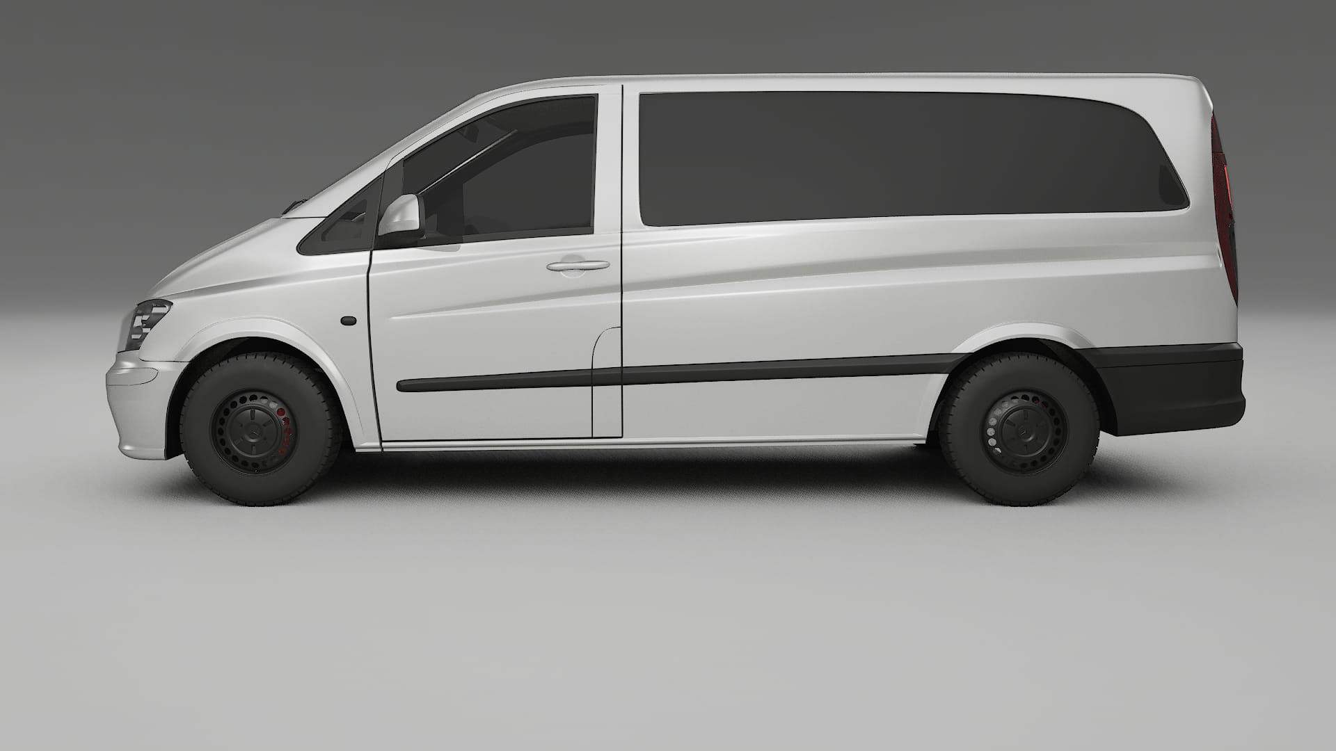 Mercedes Vito Short W639 facelift LCI TPU Lackskyddsfilm | OPAL Färgskiftande PPF – Komplett Förskuret Kit