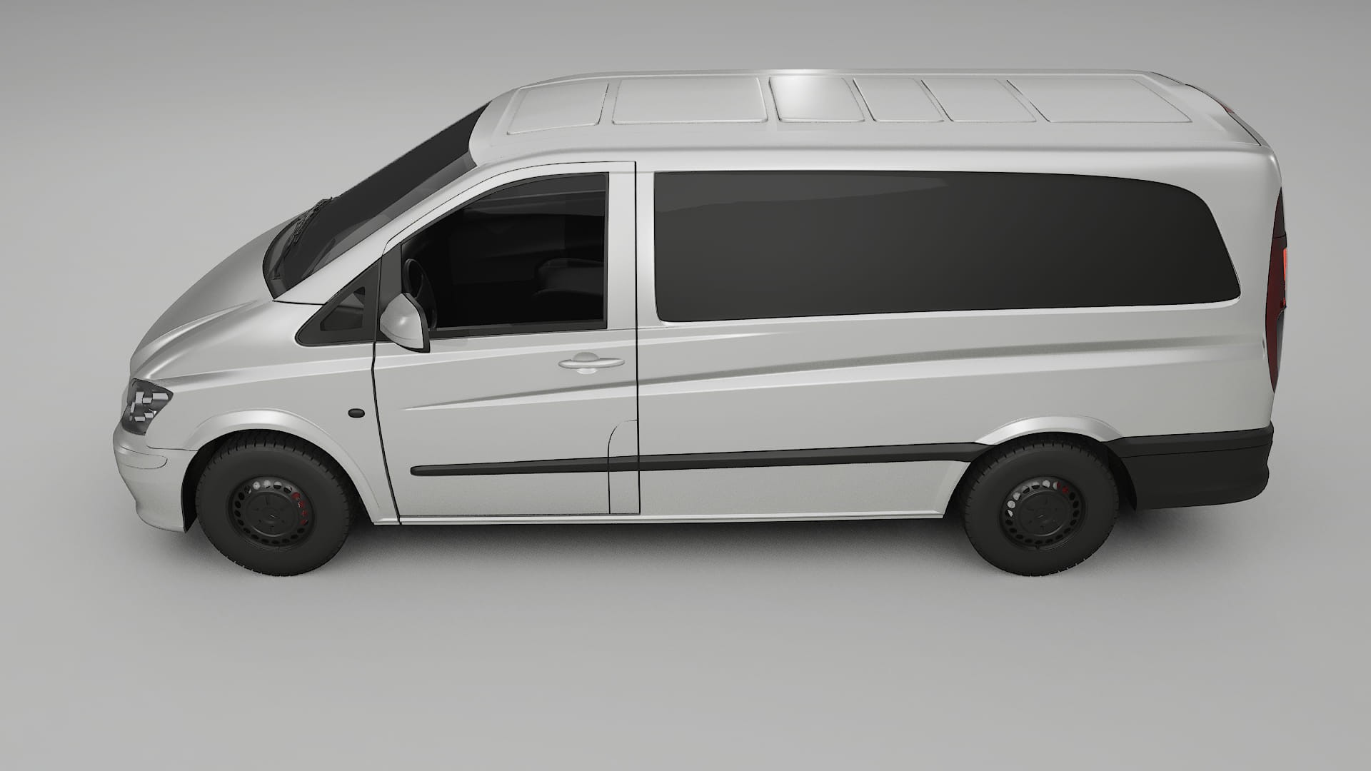 Mercedes Vito Short W639 facelift LCI TPU Lackskyddsfilm | OPAL Färgskiftande PPF – Komplett Förskuret Kit