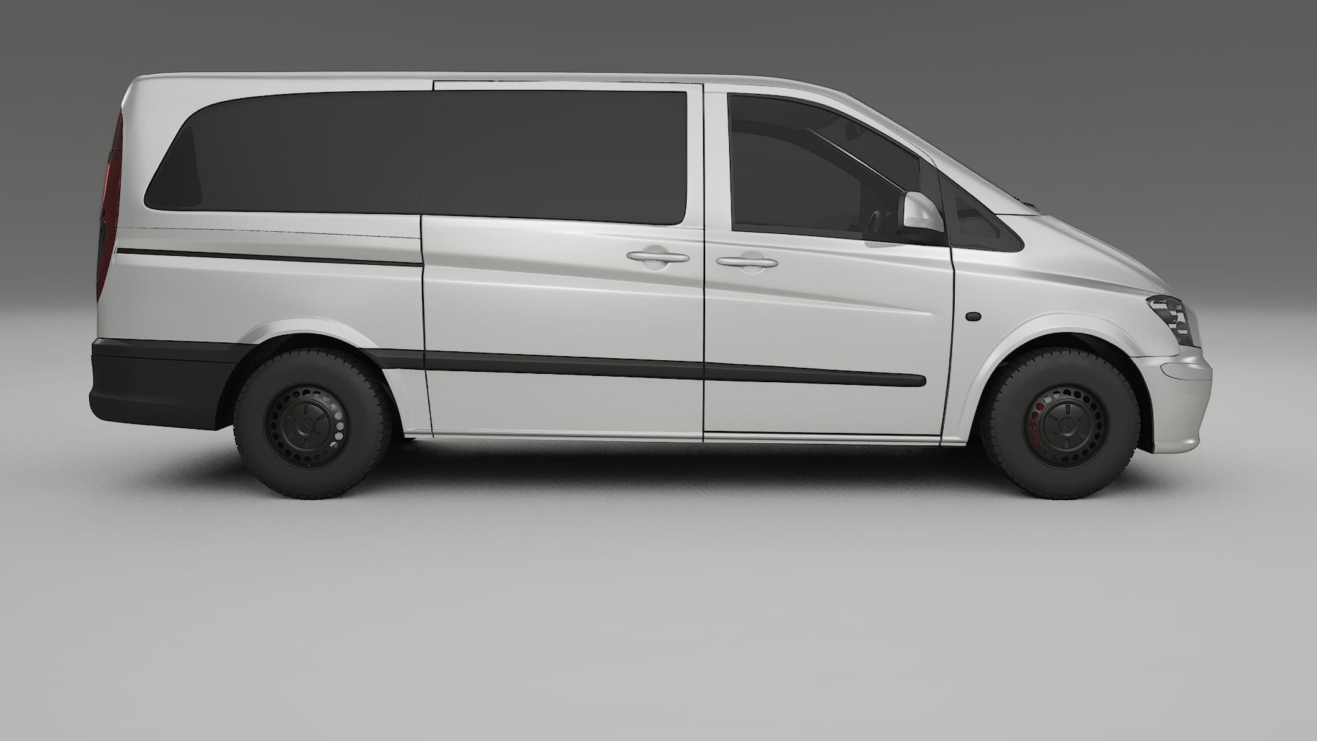 Mercedes Vito Short W639 facelift LCI TPU Lackskyddsfilm | OPAL Färgskiftande PPF – Komplett Förskuret Kit