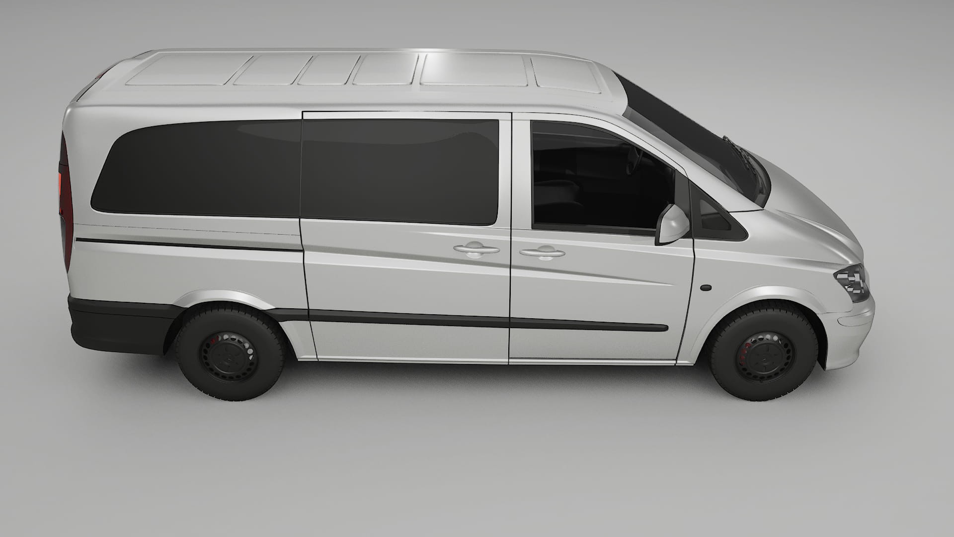Mercedes Vito Short W639 facelift LCI TPU Lackskyddsfilm | OPAL Färgskiftande PPF – Komplett Förskuret Kit