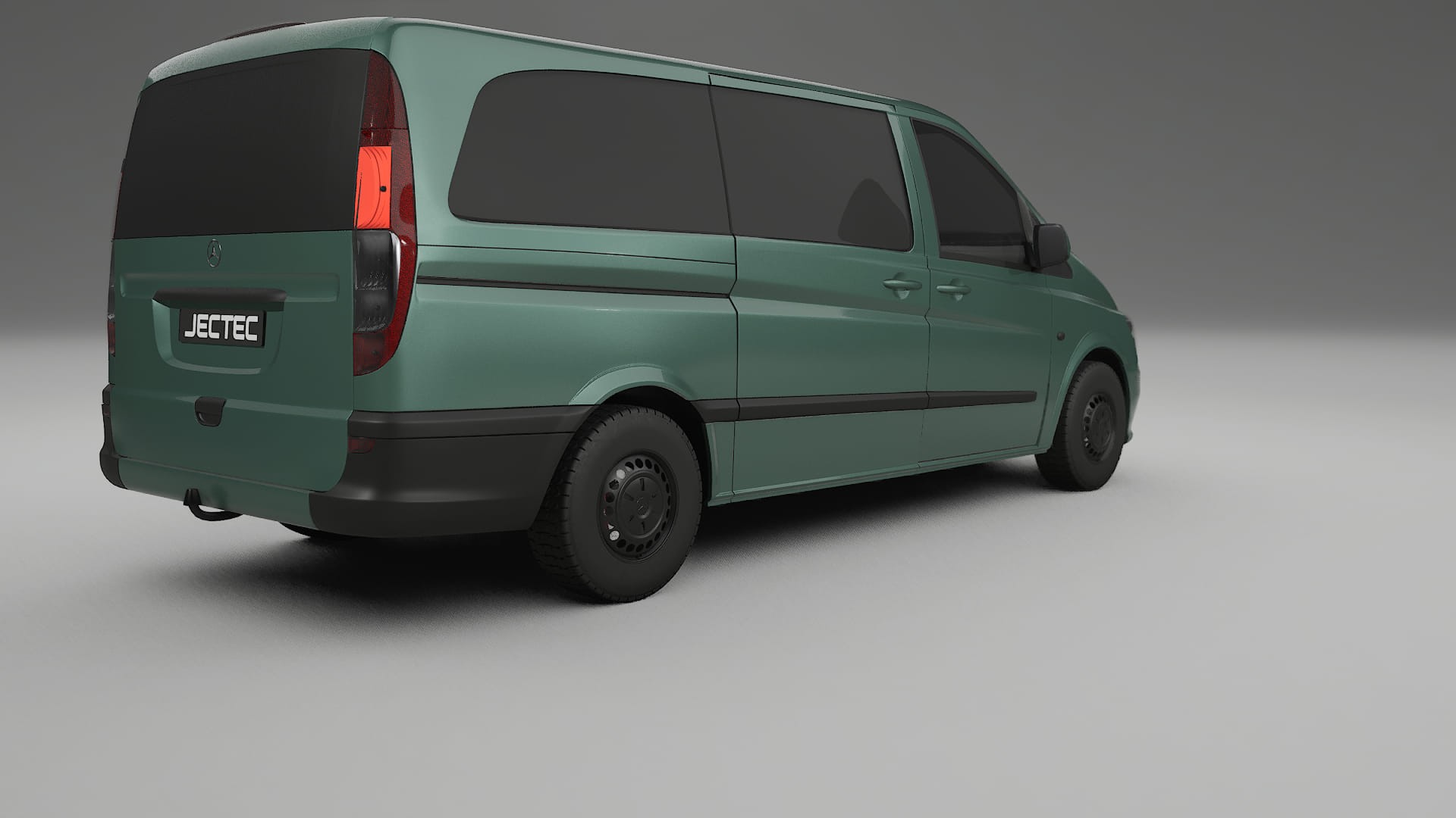 Mercedes Vito Short W639 facelift LCI TPU Lackskyddsfilm | EVERGREEN Färgskiftande PPF – Komplett Förskuret Kit