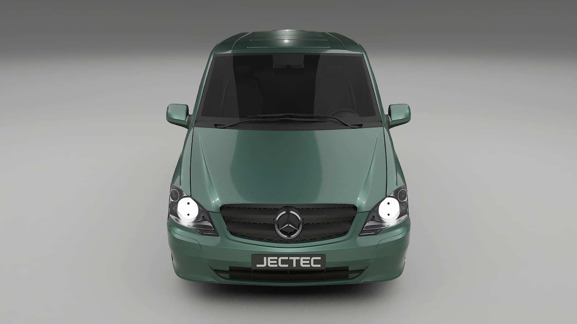 Mercedes Vito Short W639 facelift LCI TPU Lackskyddsfilm | EVERGREEN Färgskiftande PPF – Komplett Förskuret Kit