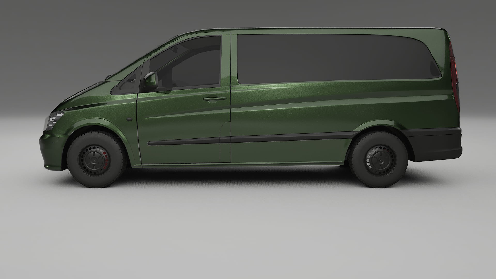 Mercedes Vito Short W639 facelift LCI TPU Lackskyddsfilm | LAGOON Färgskiftande PPF – Komplett Förskuret Kit