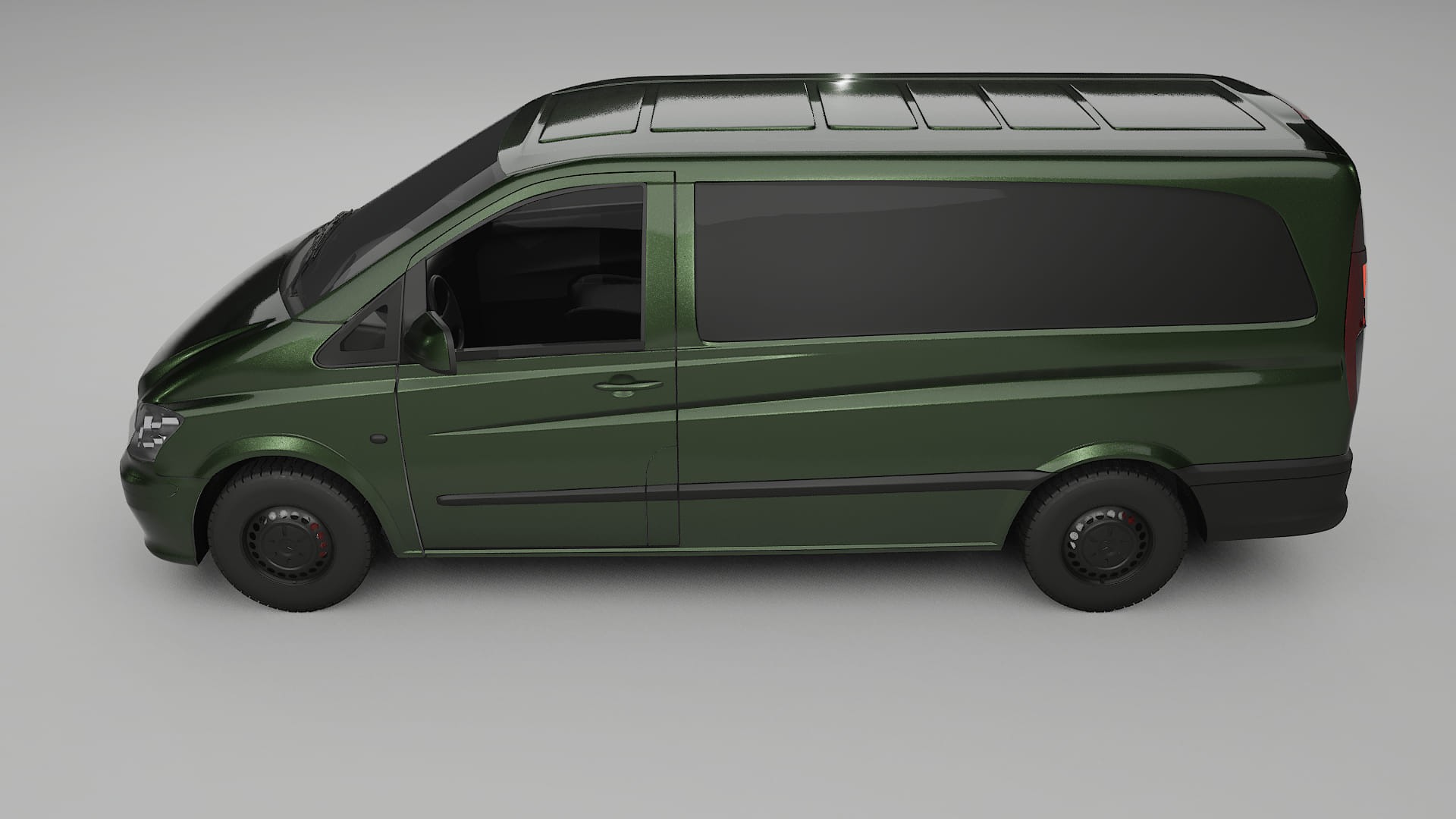 Mercedes Vito Short W639 facelift LCI TPU Lackskyddsfilm | LAGOON Färgskiftande PPF – Komplett Förskuret Kit