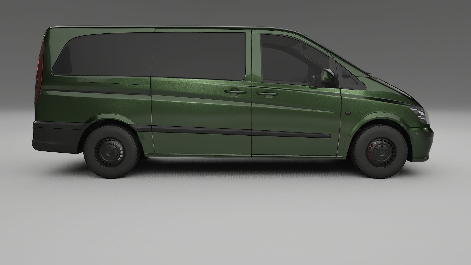 Mercedes Vito Short W639 facelift LCI TPU Lackskyddsfilm | LAGOON Färgskiftande PPF – Komplett Förskuret Kit