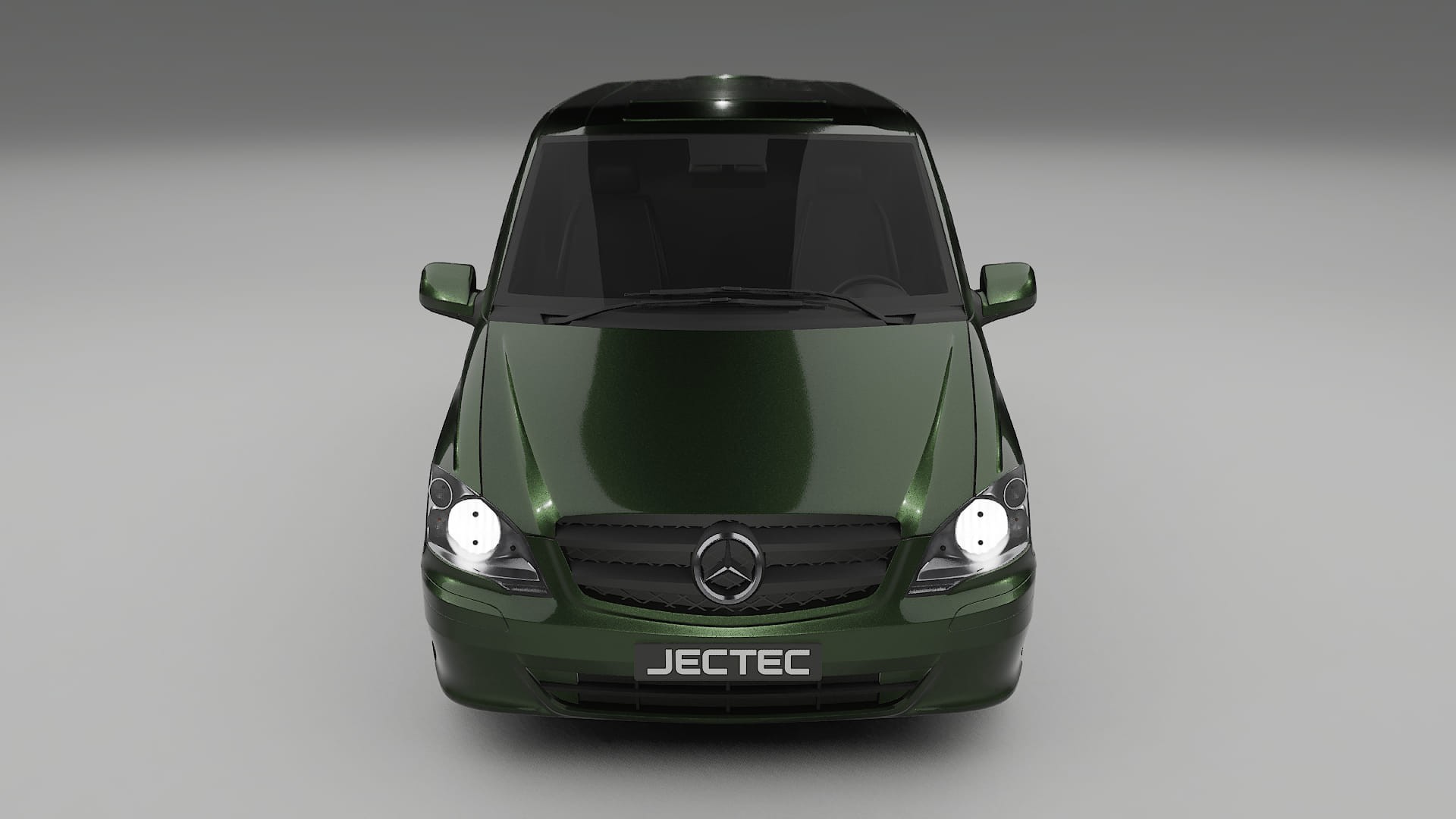 Mercedes Vito Short W639 facelift LCI TPU Lackskyddsfilm | LAGOON Färgskiftande PPF – Komplett Förskuret Kit