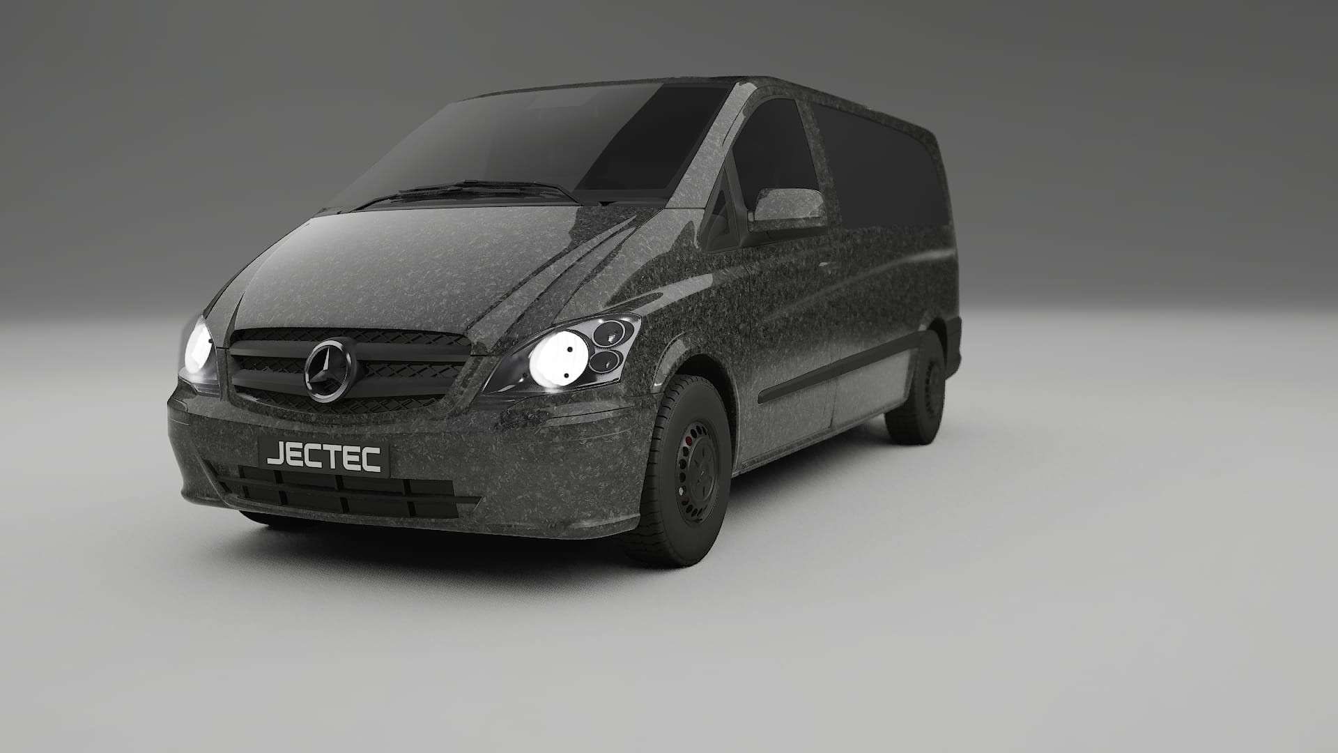 Mercedes Vito Short W639 facelift LCI TPU Lackskyddsfilm | FORGED S Färgskiftande PPF – Komplett Förskuret Kit