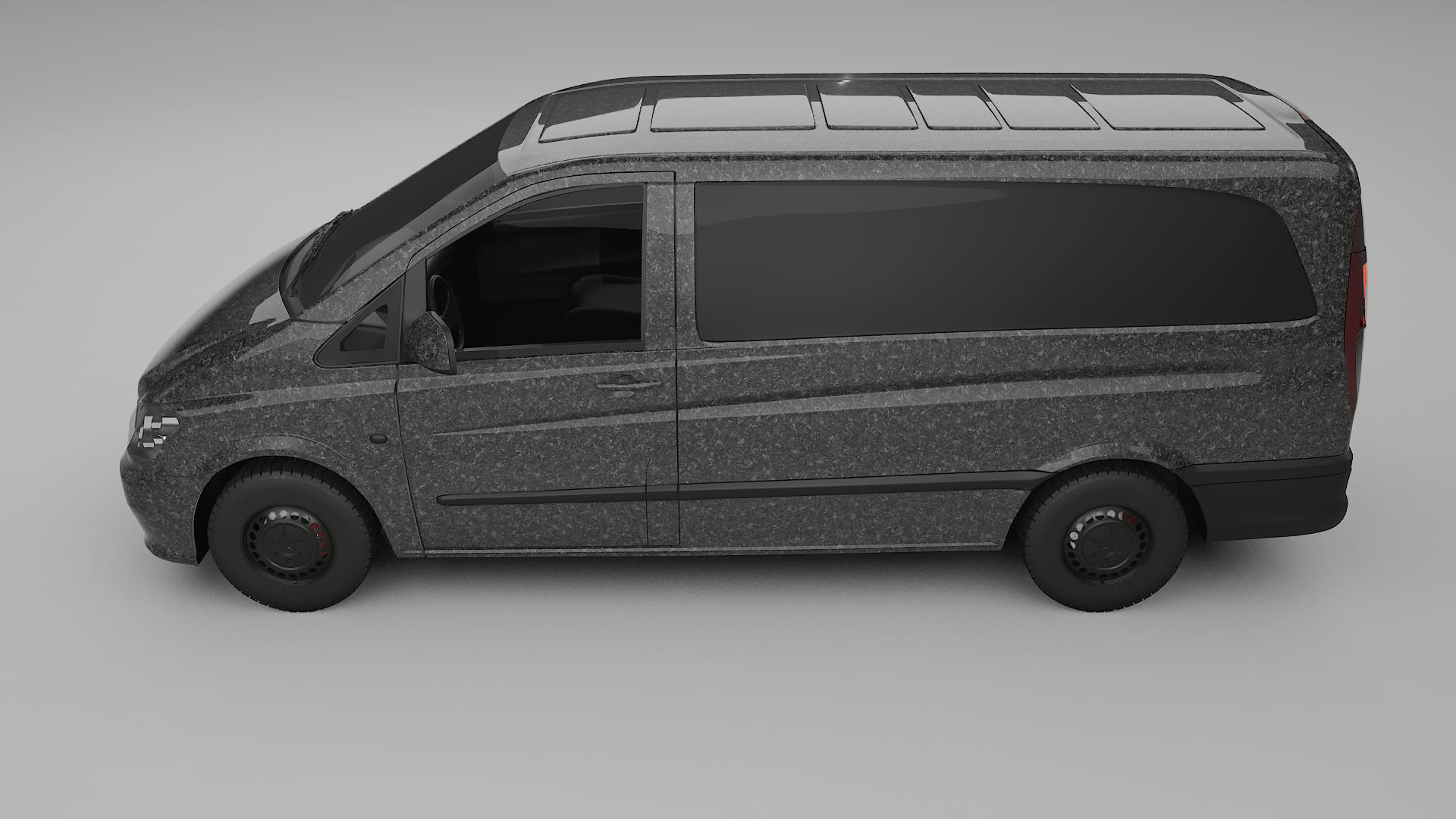 Mercedes Vito Short W639 facelift LCI TPU Lackskyddsfilm | FORGED S Färgskiftande PPF – Komplett Förskuret Kit