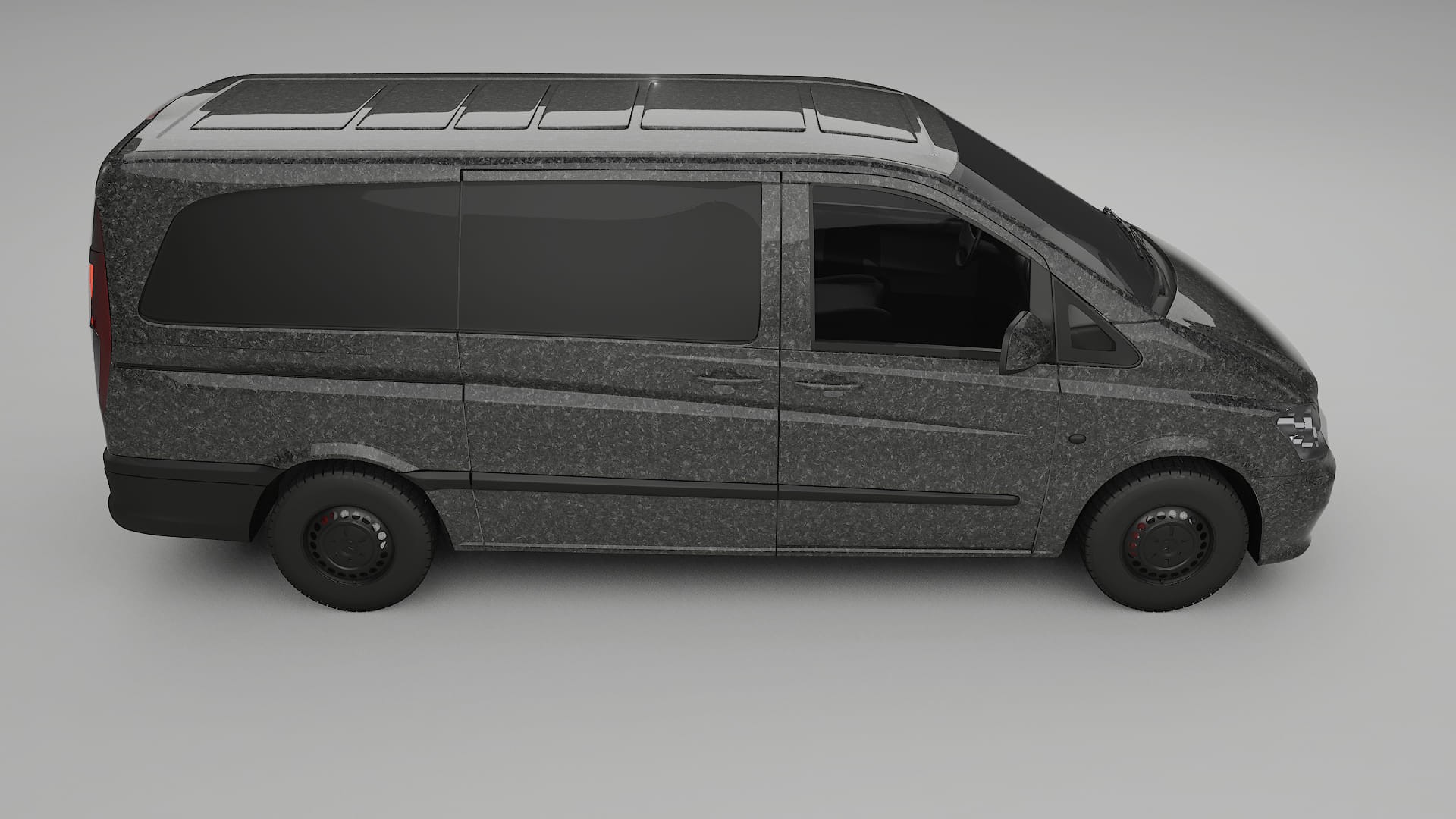 Mercedes Vito Short W639 facelift LCI TPU Lackskyddsfilm | FORGED S Färgskiftande PPF – Komplett Förskuret Kit