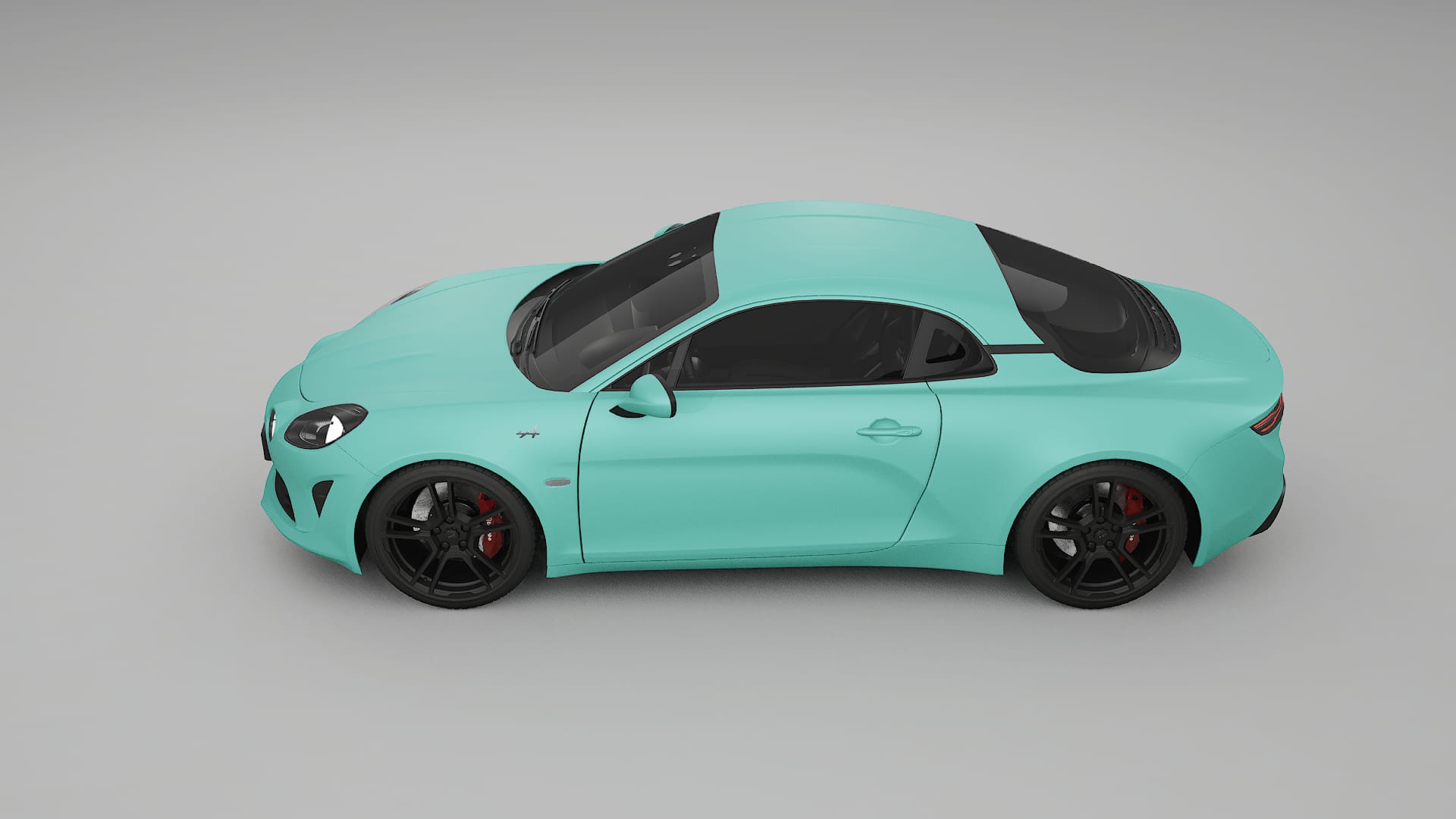 Renault Alpine A110 TPU Lackskyddsfilm | FROST Färgskiftande PPF – Komplett Förskuret Kit