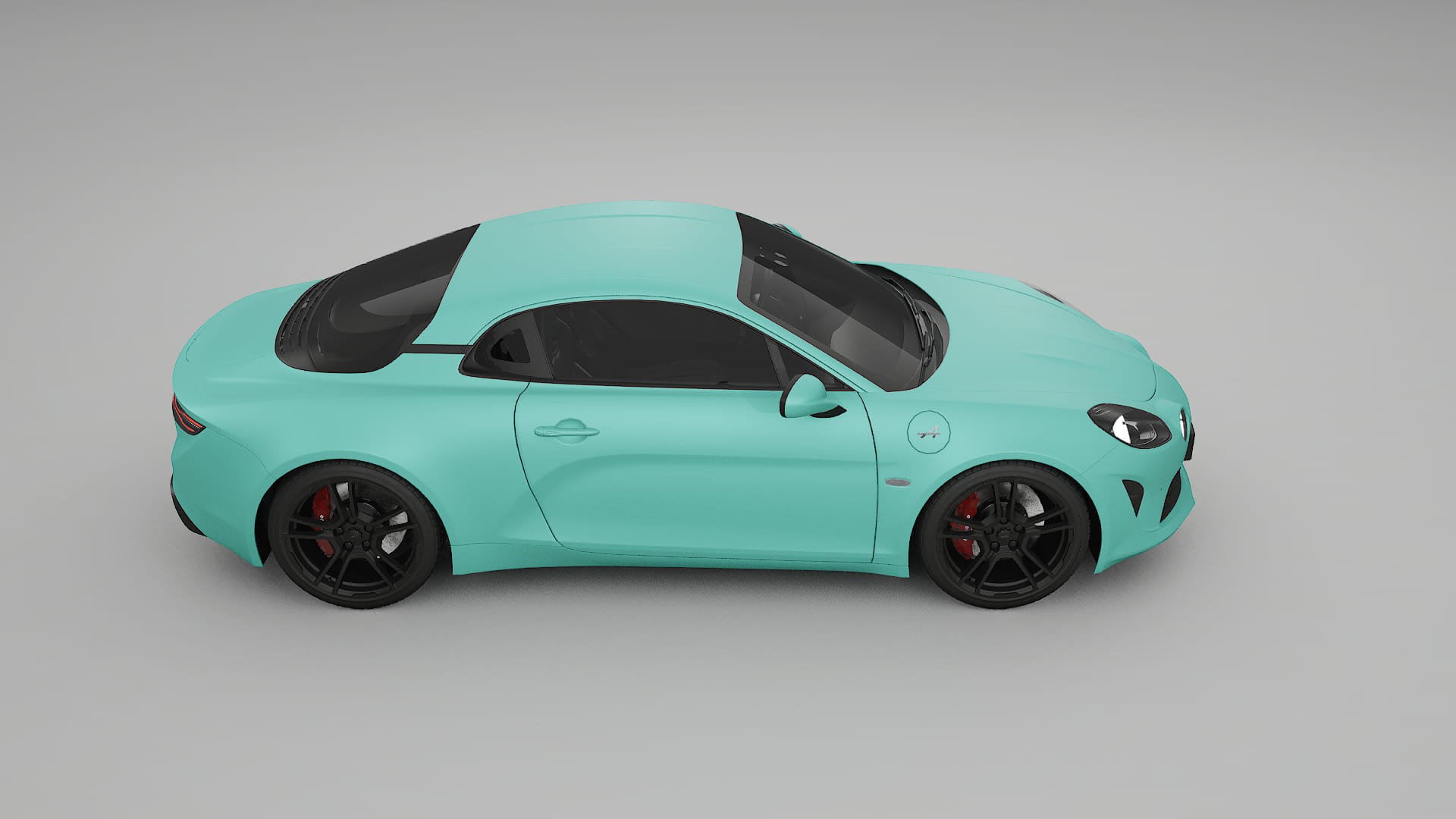 Renault Alpine A110 TPU Lackskyddsfilm | FROST Färgskiftande PPF – Komplett Förskuret Kit