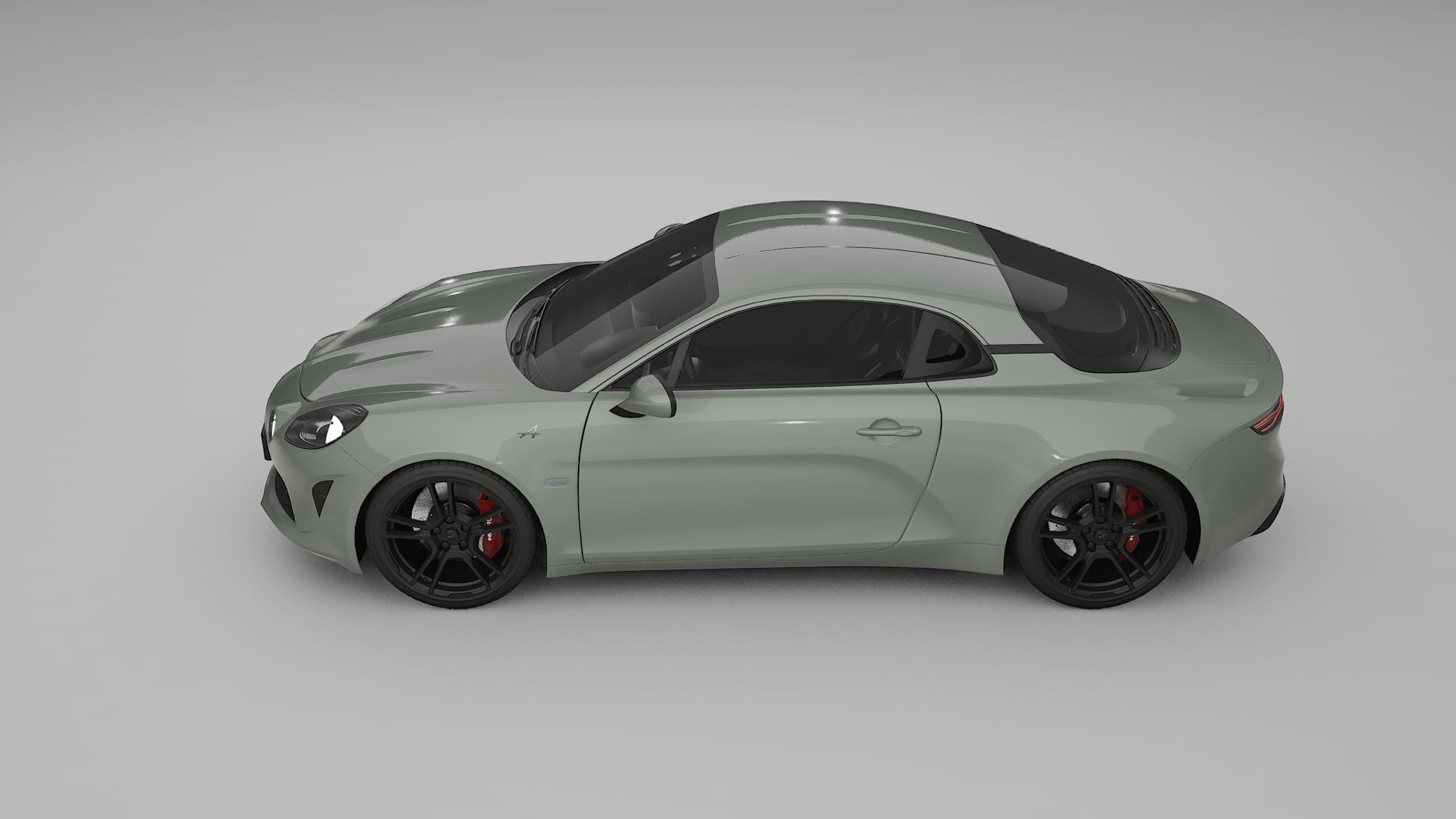 Renault Alpine A110 TPU Lackskyddsfilm | SLATE Färgskiftande PPF – Komplett Förskuret Kit