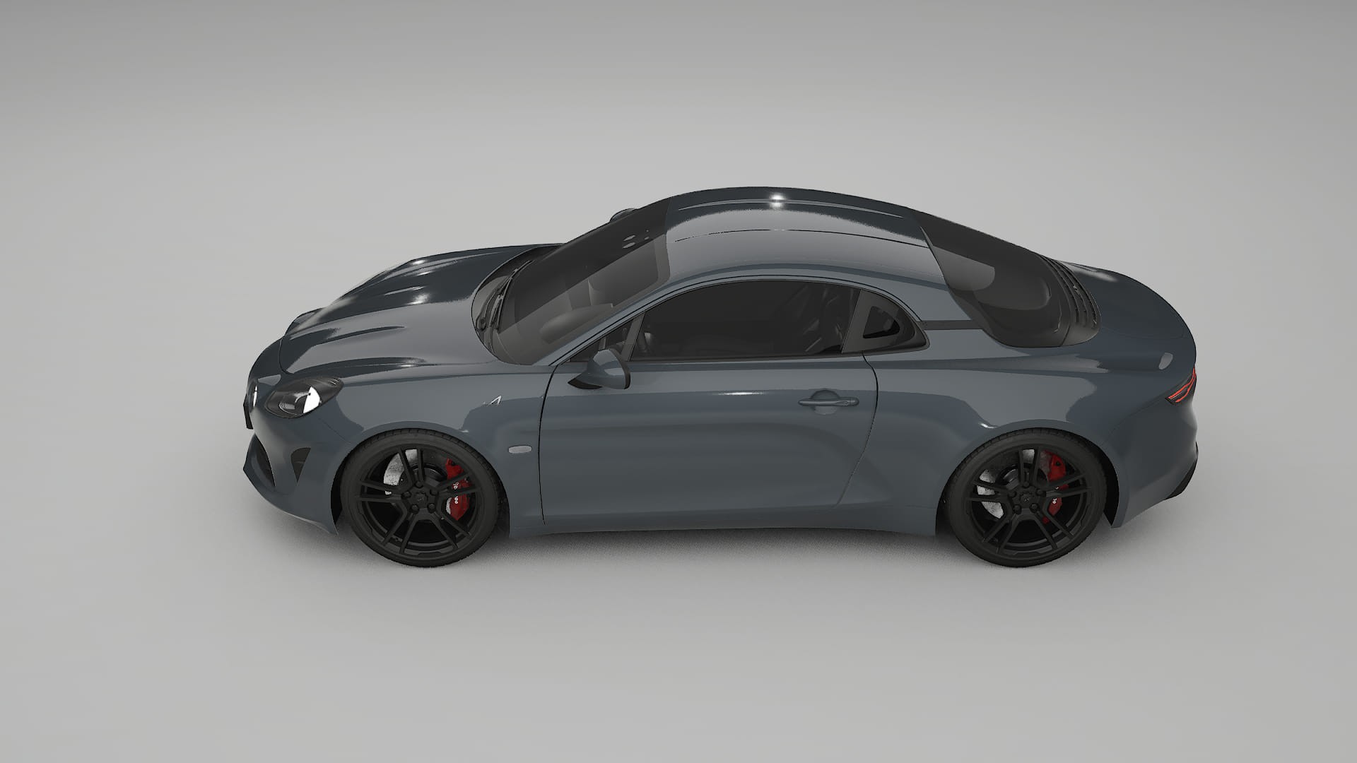 Renault Alpine A110 TPU Lackskyddsfilm | GRANITE Färgskiftande PPF – Komplett Förskuret Kit